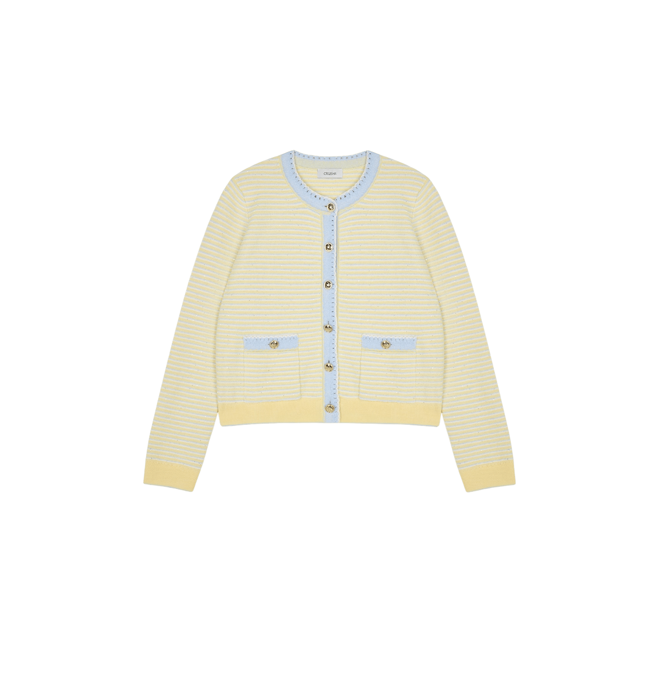 MULTICOLOR STRIPED CARDIGAN made by CRUSH Collection