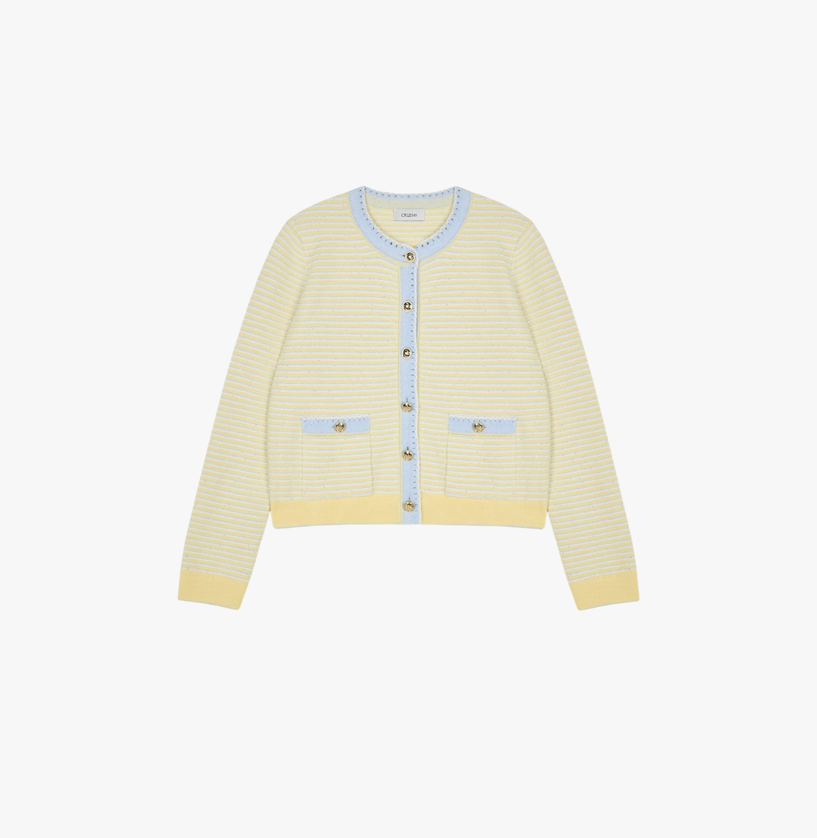 MULTICOLOR STRIPED CARDIGAN made by CRUSH Collection