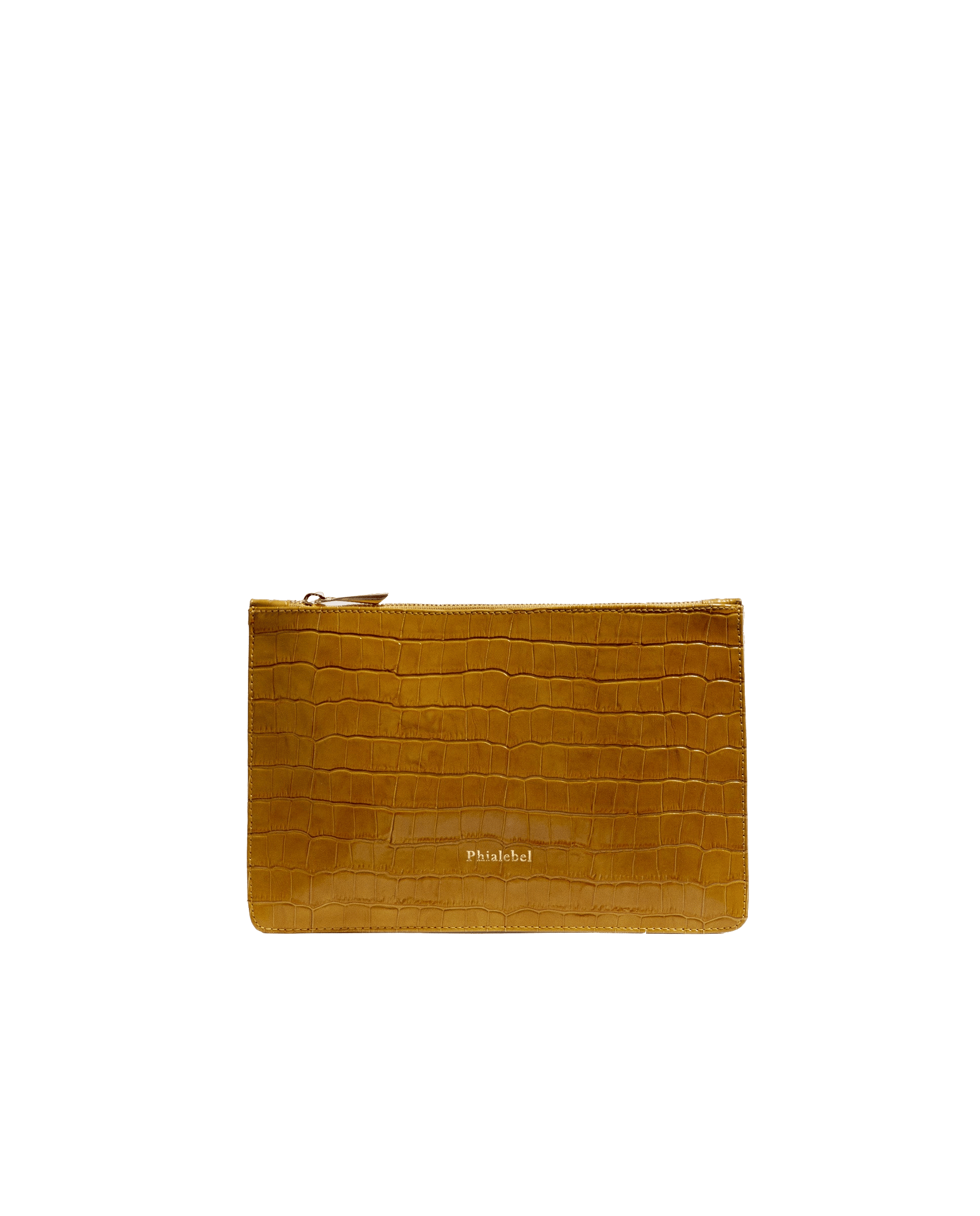 Mustard mini wallet made by Phialebel