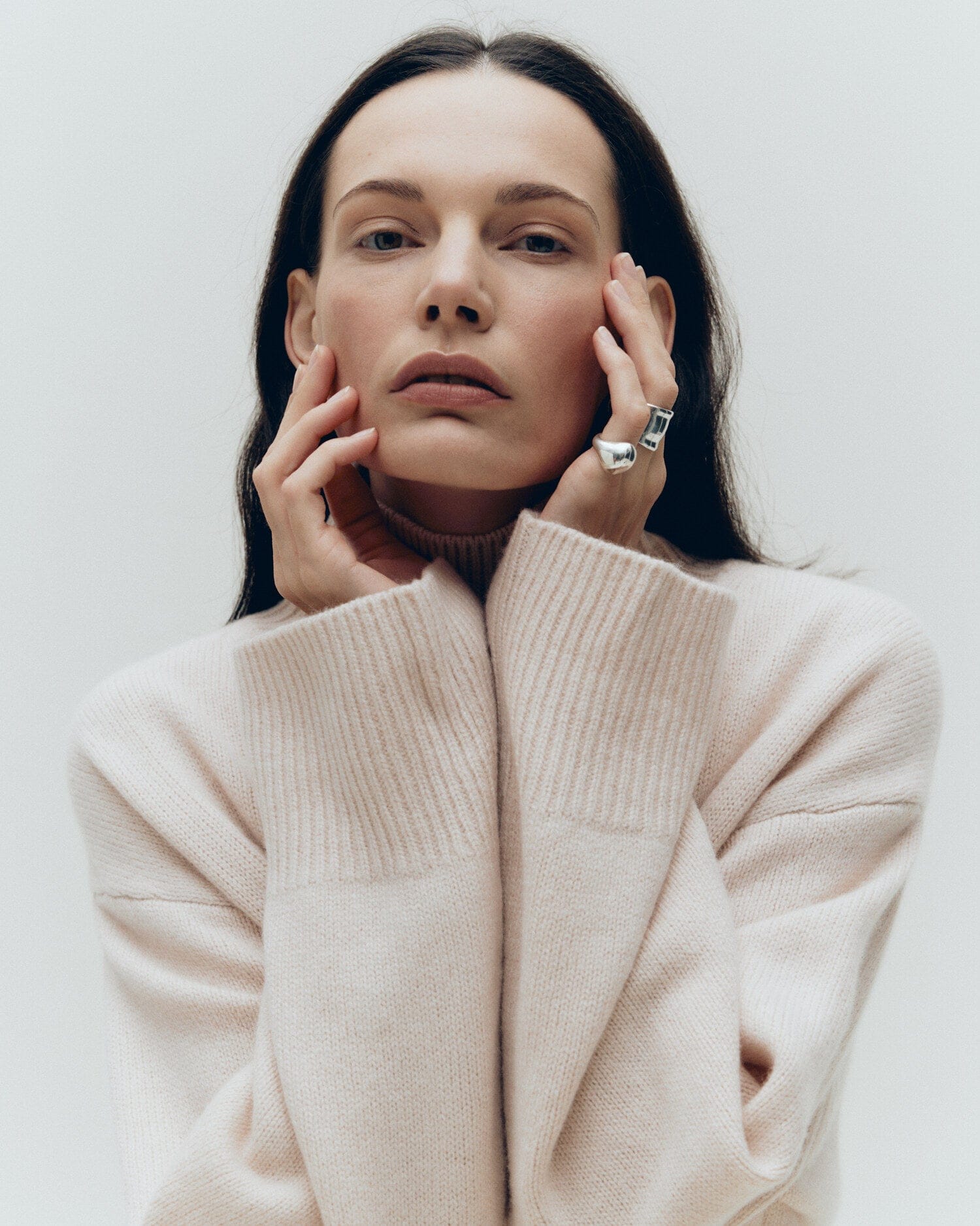 Noble cashmere sweater made by KNITEL