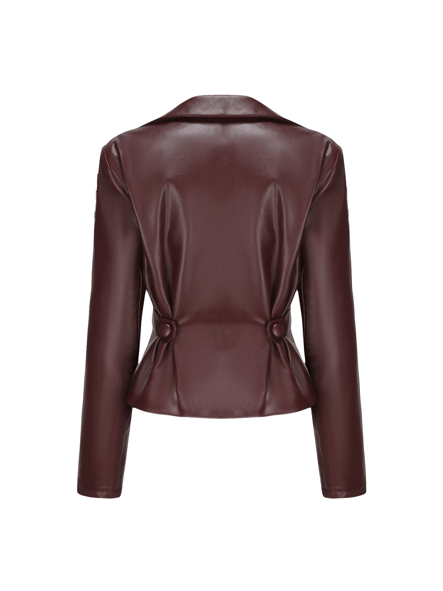 Mirabel Faux Leather Jacket (Brown) made by Nana Jacqueline