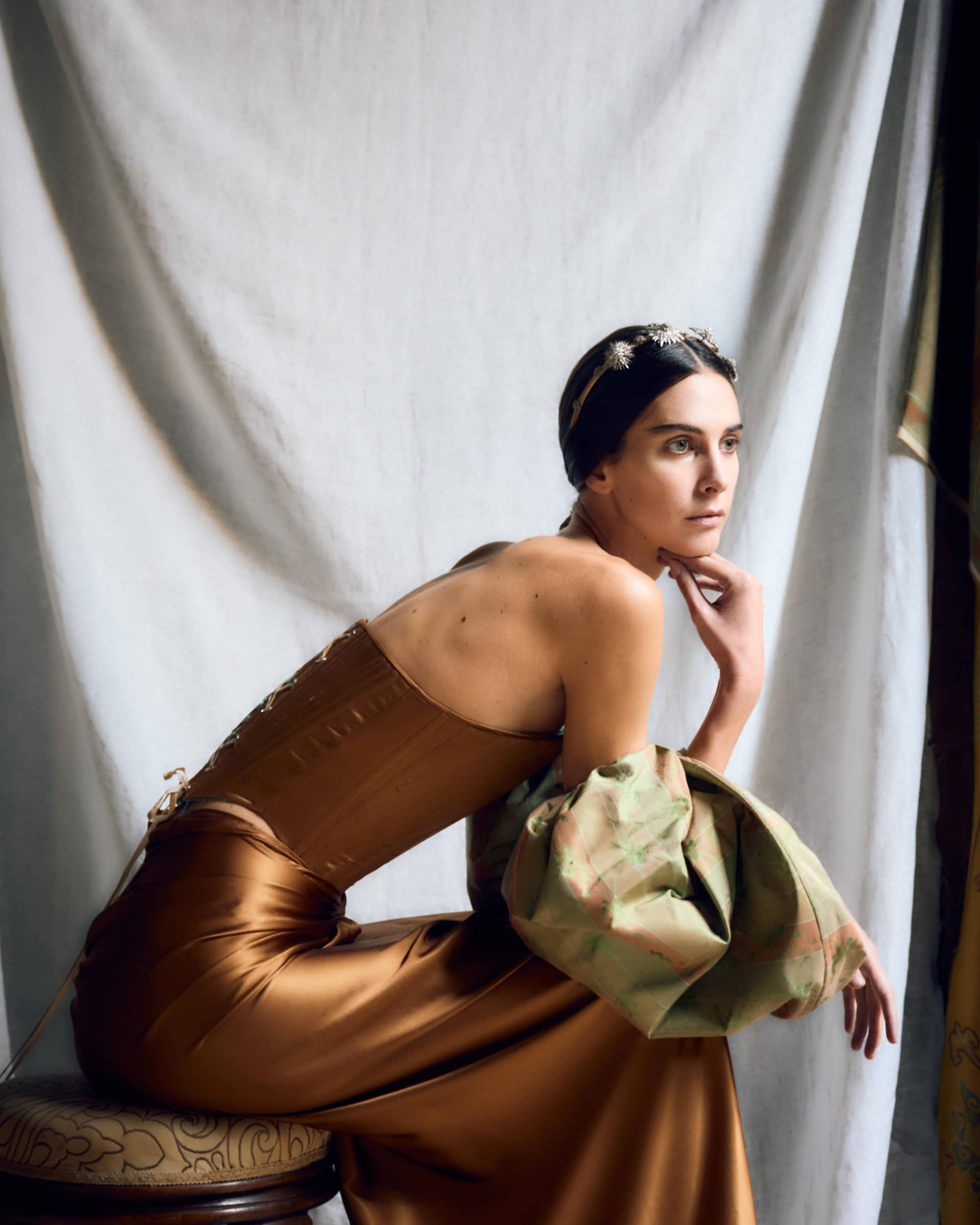 BRONZE JADE BOLEYN made by Alice Pons Milano