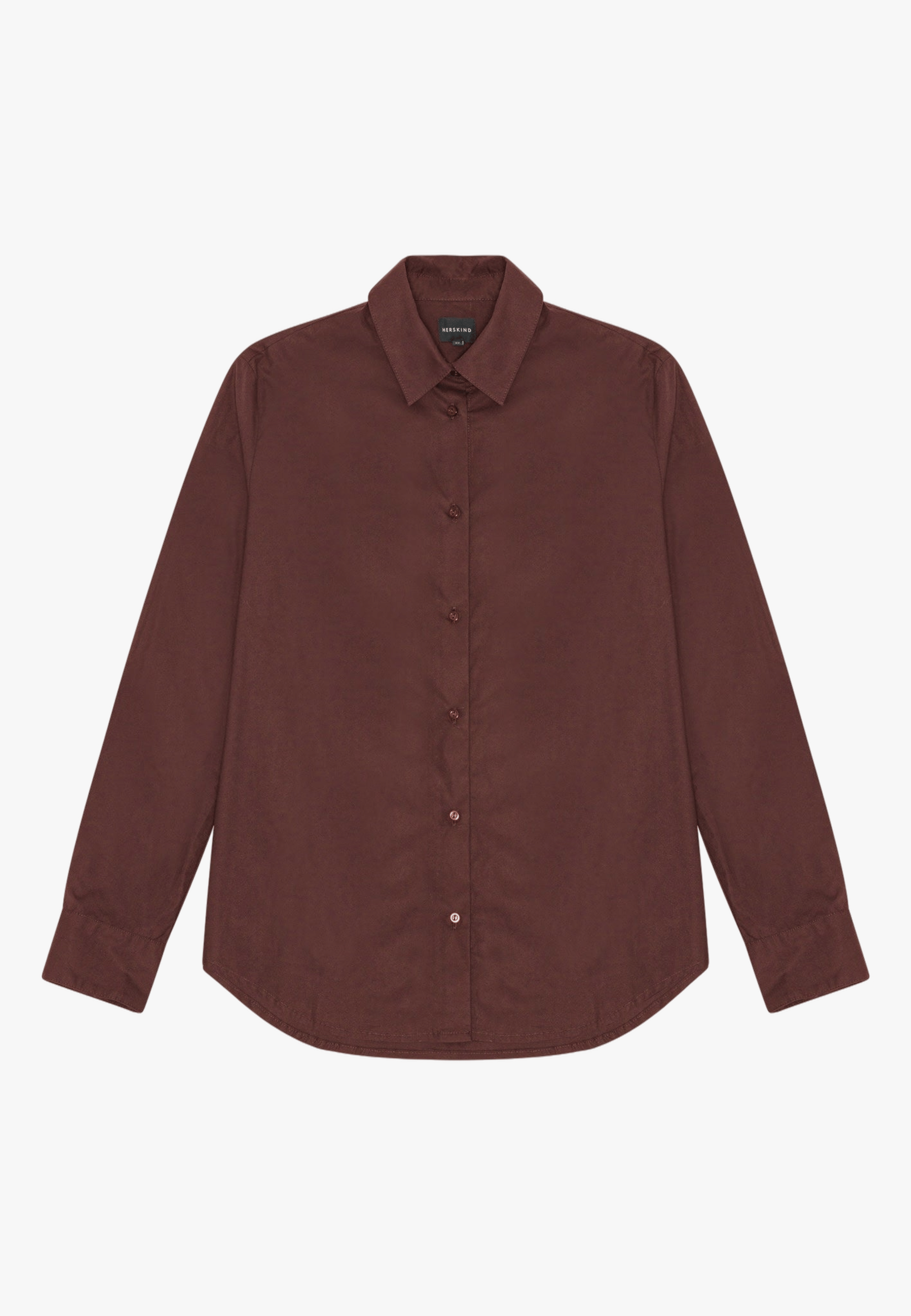 Joe Shirt - Mahogany made by HERSKIND