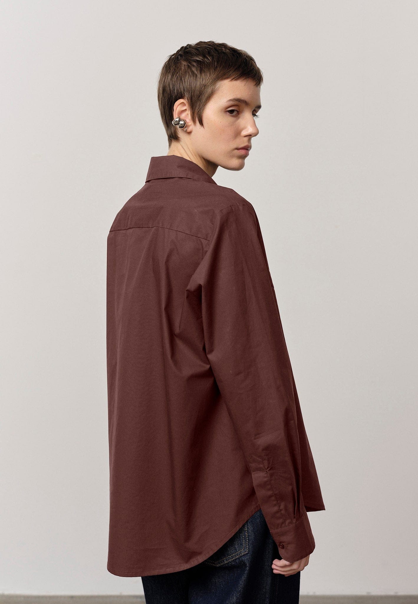 Joe Shirt - Mahogany made by HERSKIND