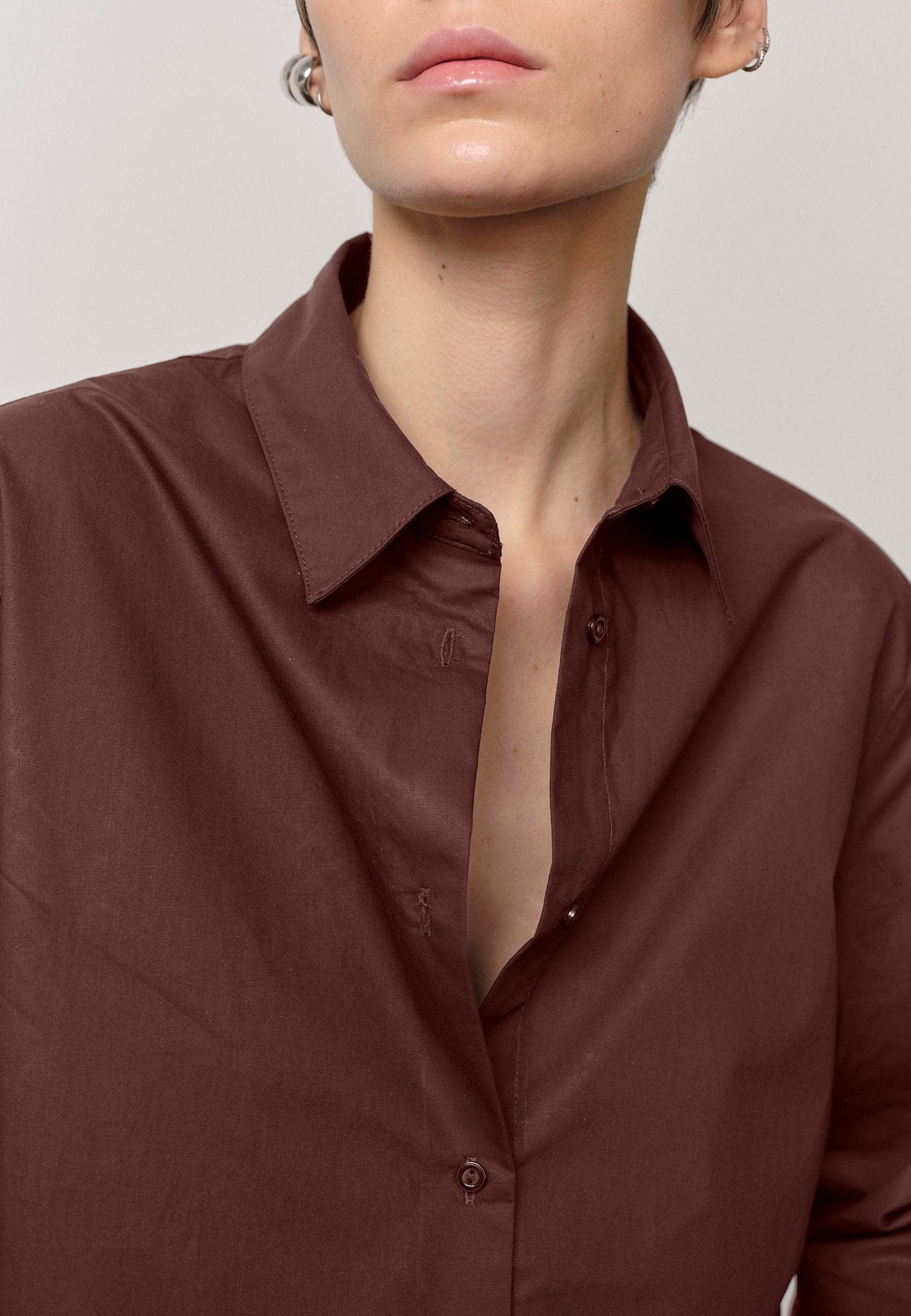Joe Shirt - Mahogany made by HERSKIND
