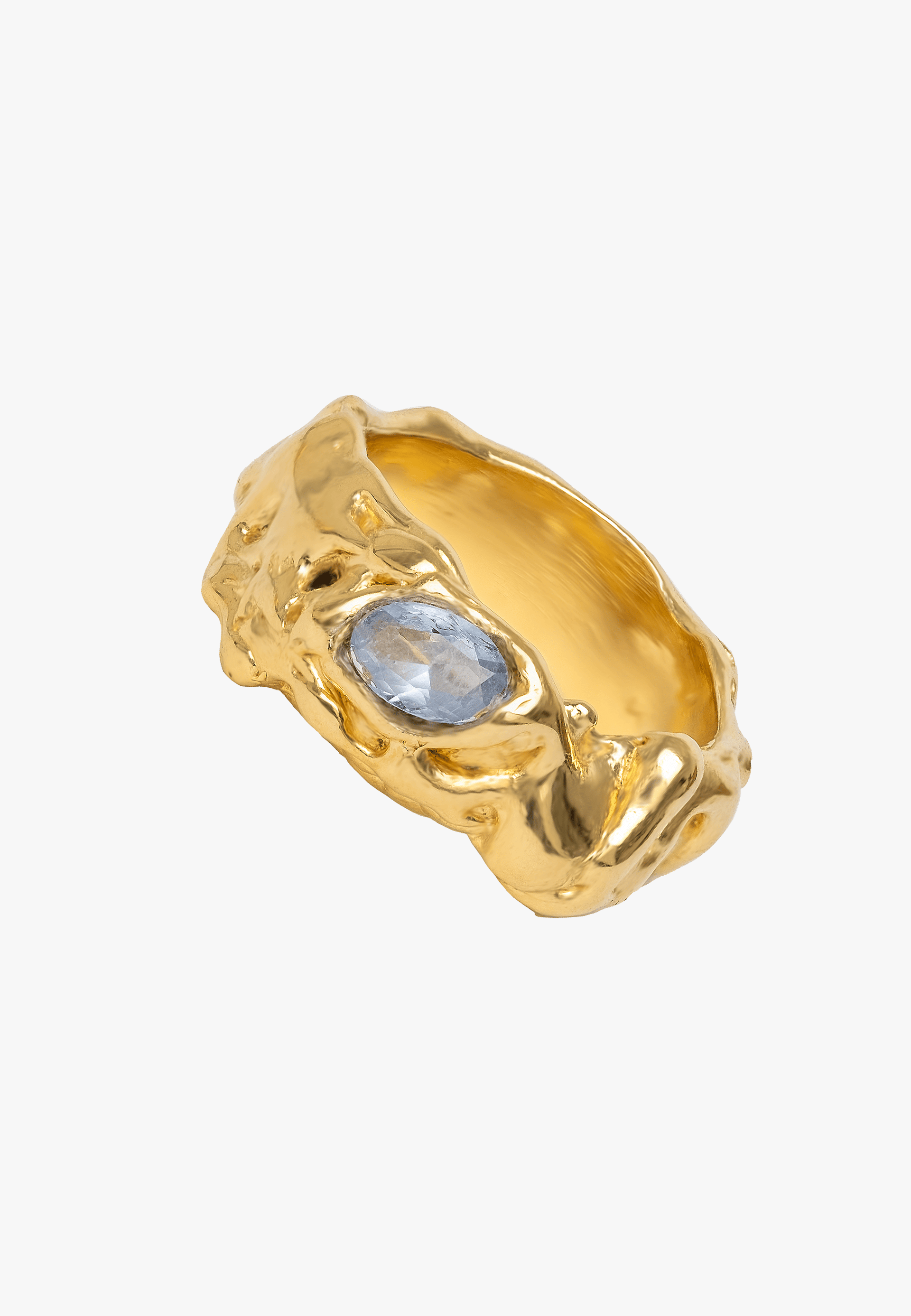 Judy Aquamarine Ring made by Lavani Jewels
