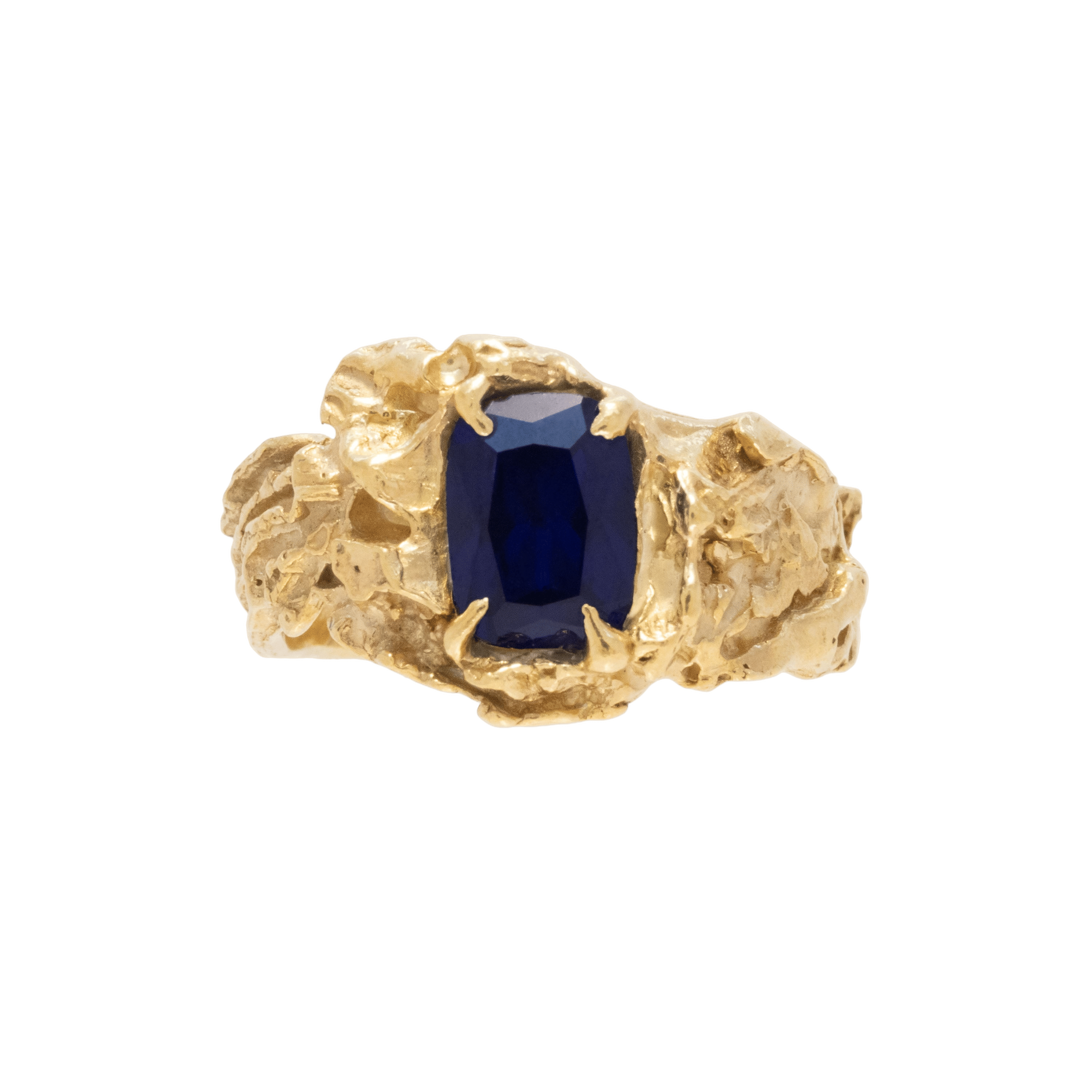 Shimeji Sapphire Ring made by Loveness Lee