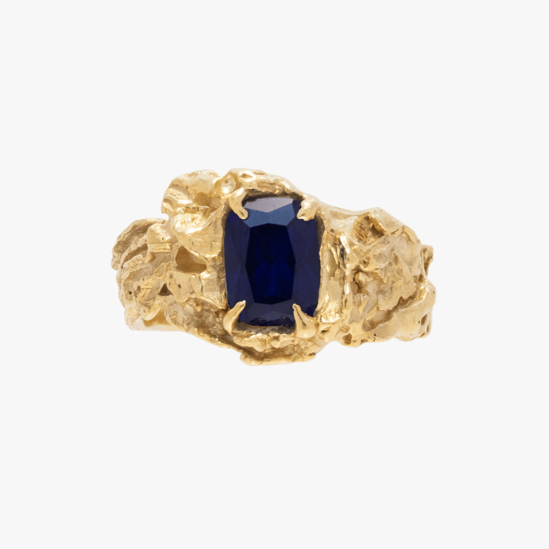 Shimeji Sapphire Ring made by Loveness Lee