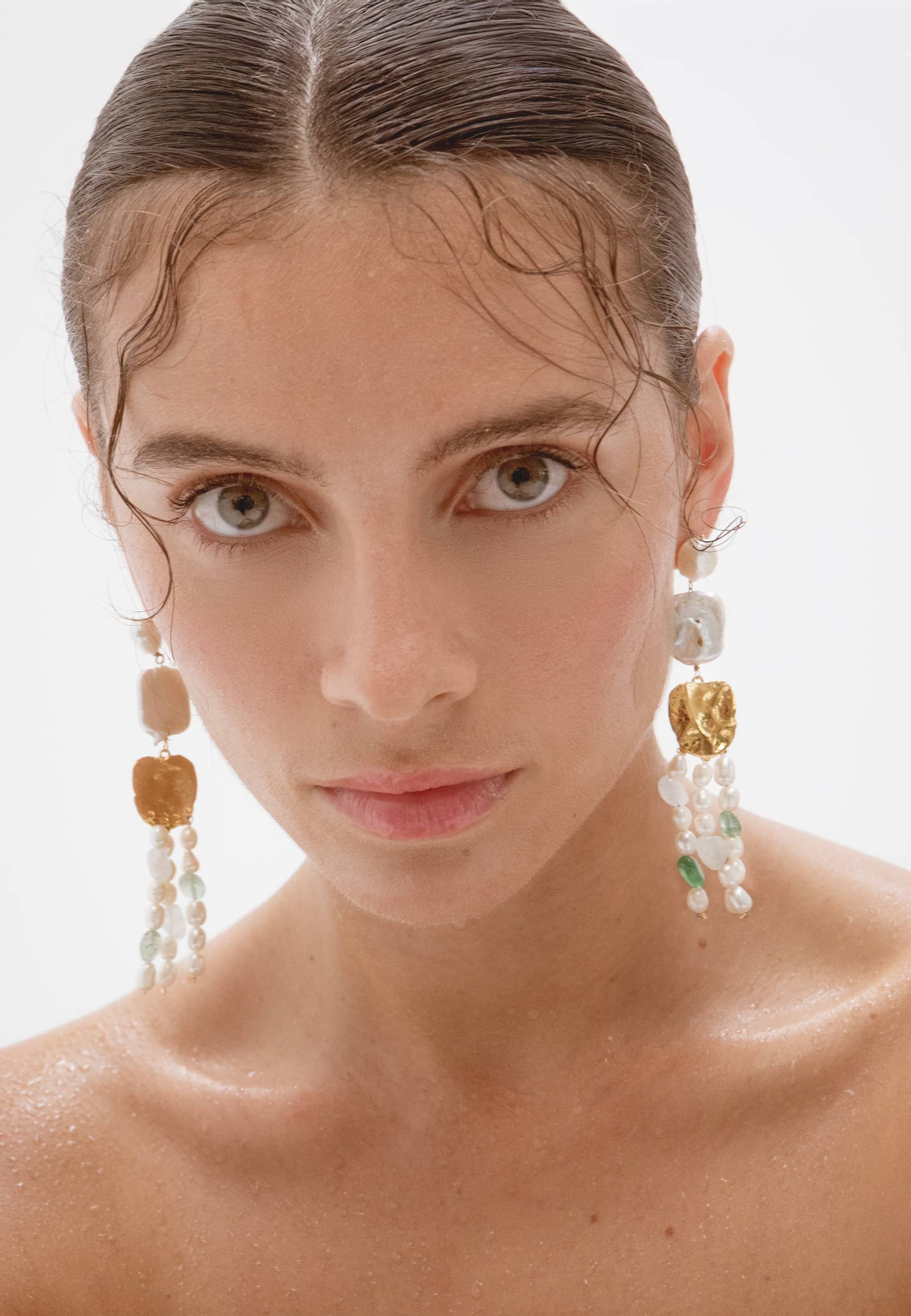 Pendientes Juno Perlas made by Lavani Jewels