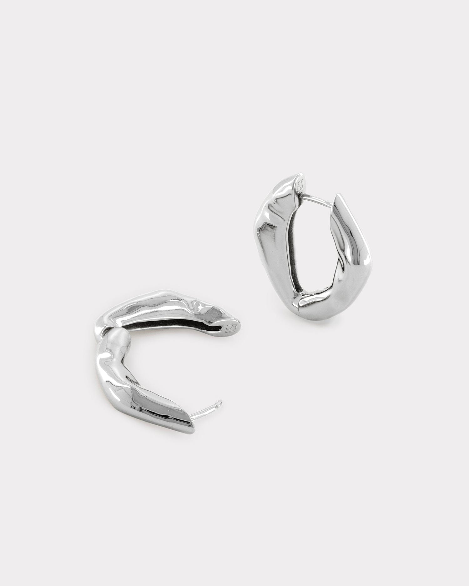 The Hoop Earrings - Silver made by ESSEN