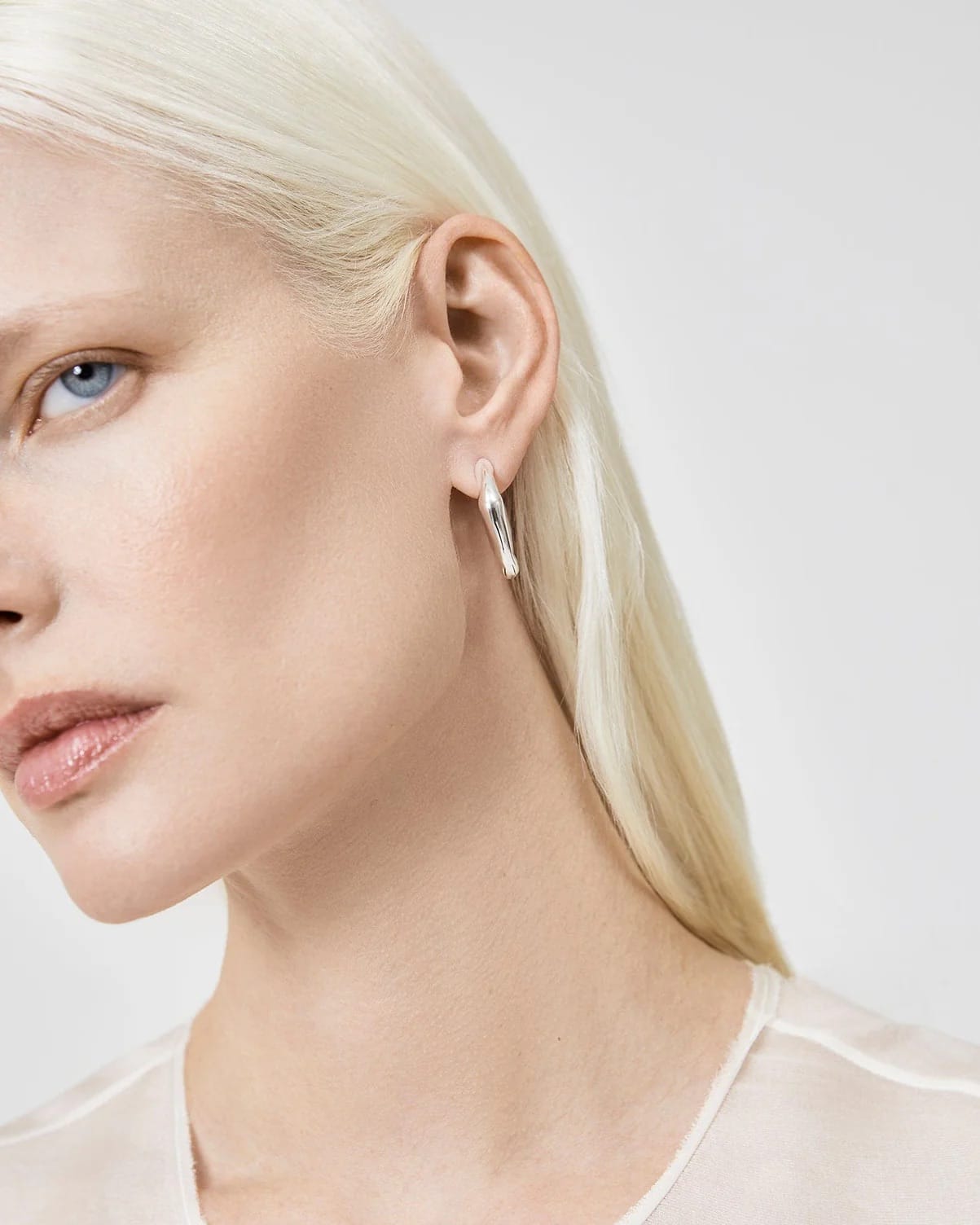 The Hoop Earrings - Silver made by ESSEN