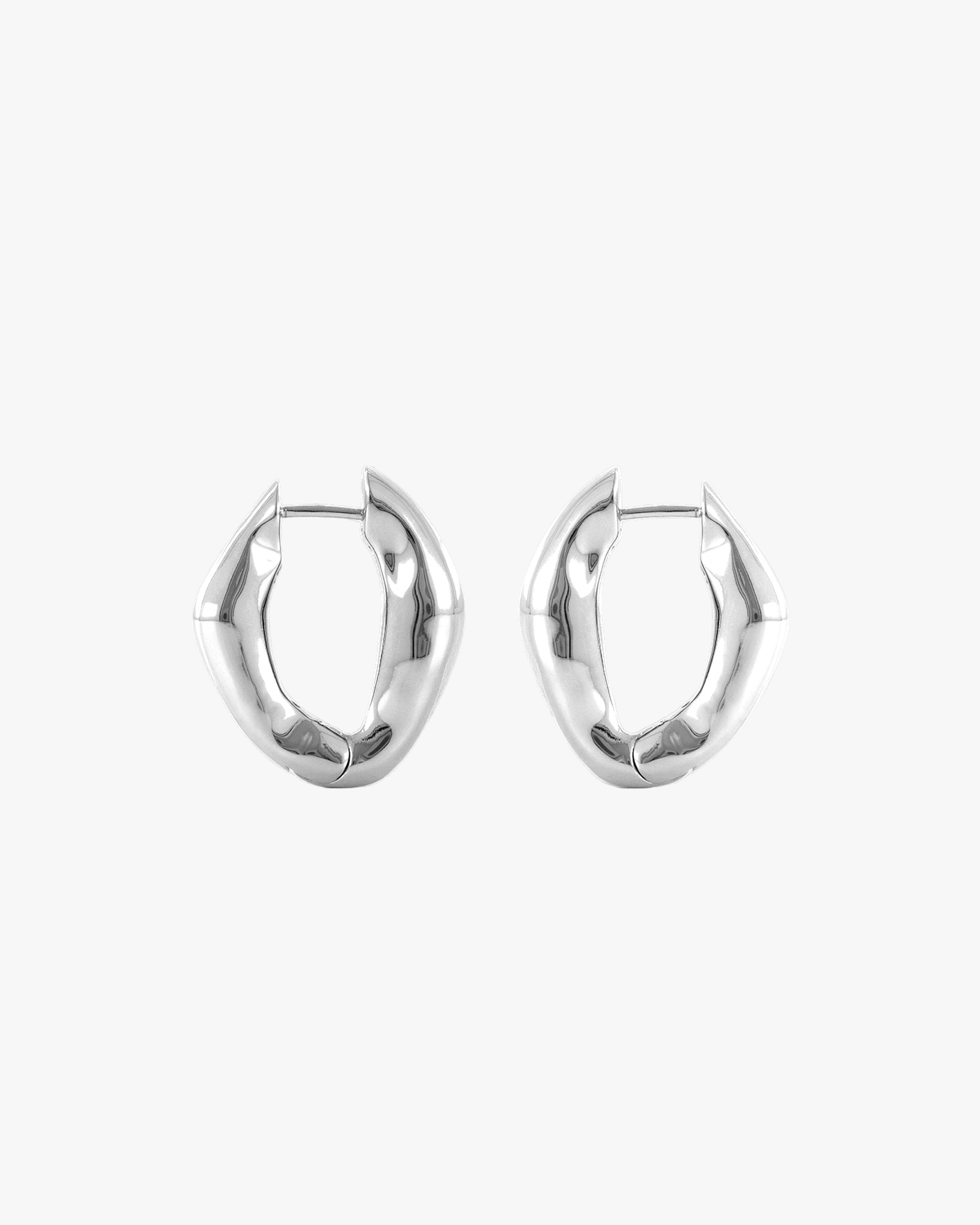 The Hoop Earrings - Silver made by ESSEN
