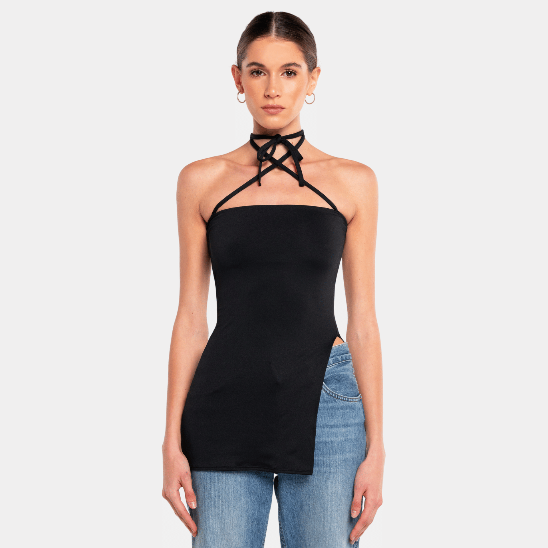 TIE High Slit Top made by OW Collection