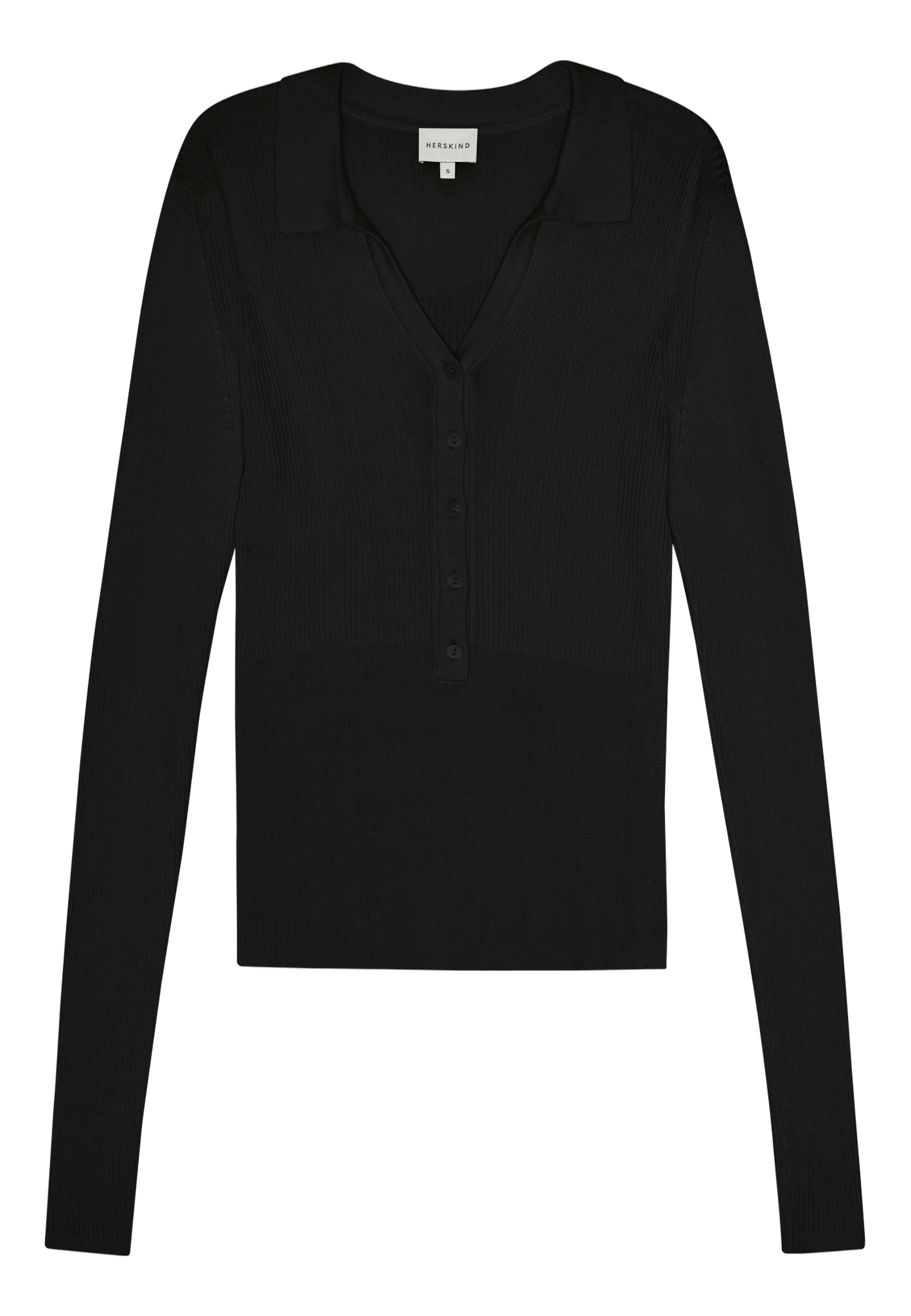 Finn Knit Blouse - Black made by HERSKIND