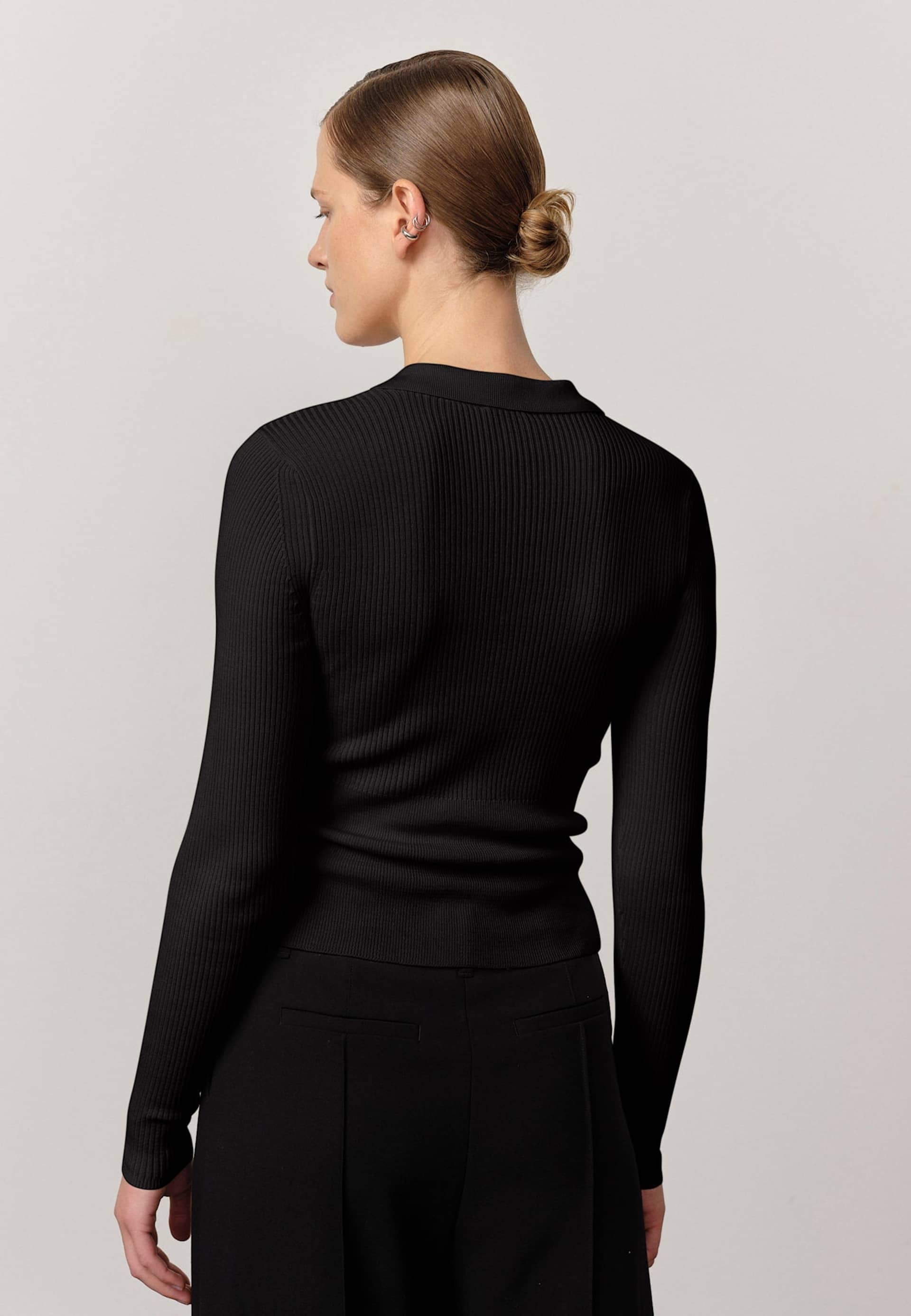 Finn Knit Blouse - Black made by HERSKIND