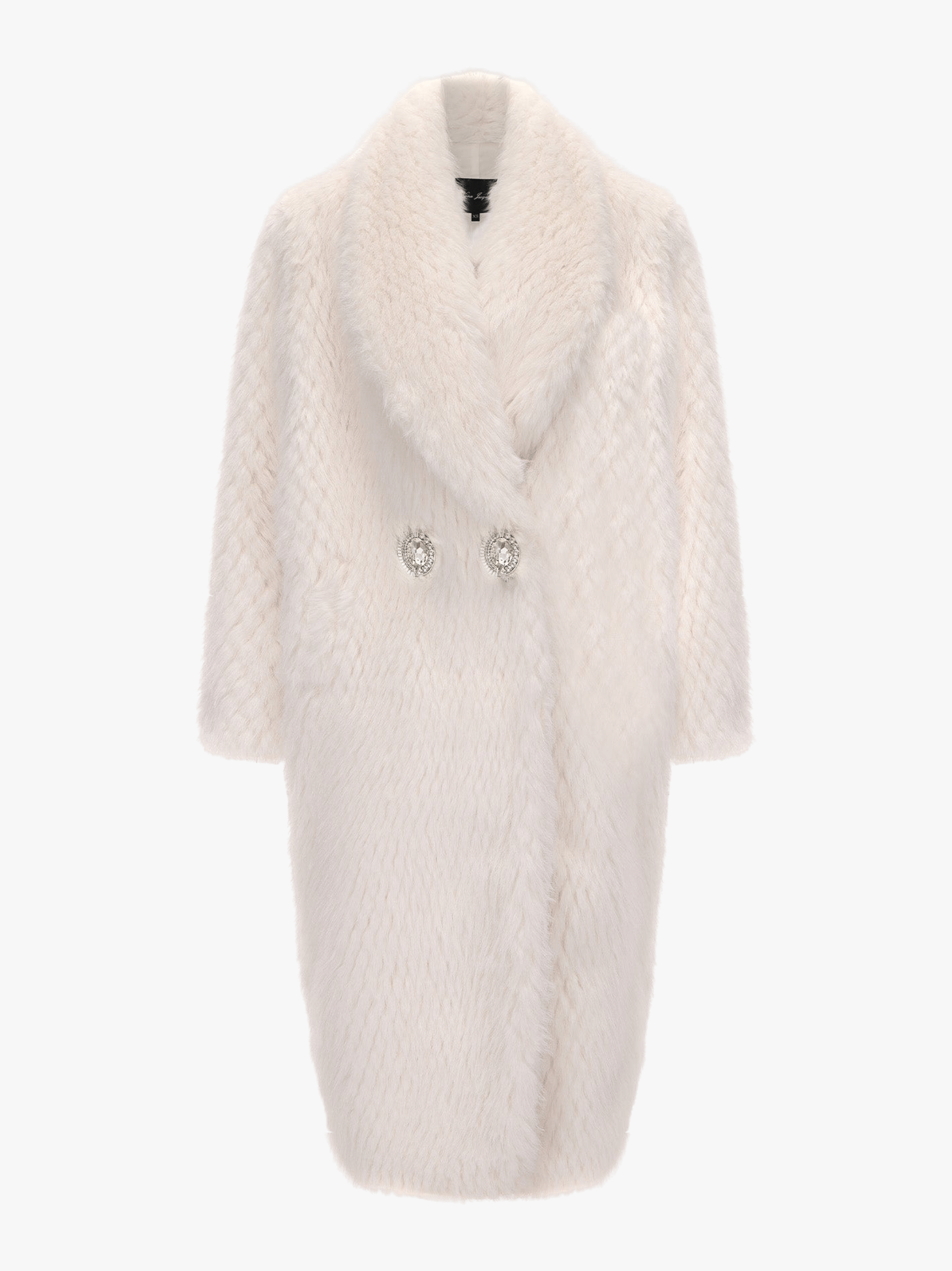 Marisa Fur Coat (White) made by Nana Jacqueline
