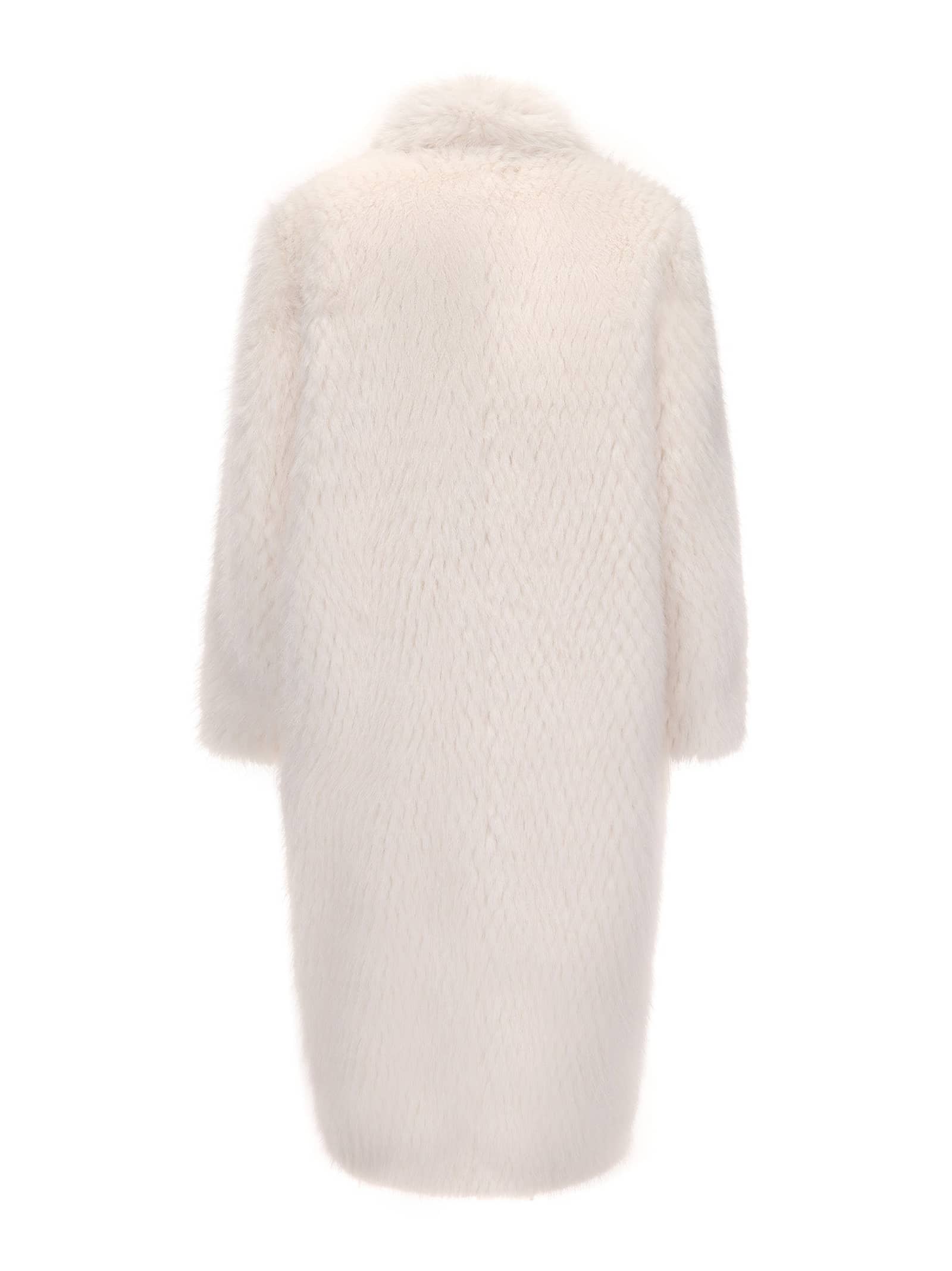 Marisa Fur Coat (White) made by Nana Jacqueline