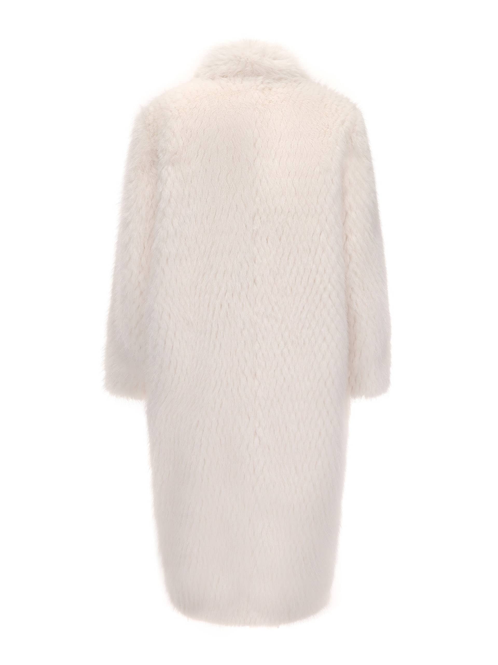 Marisa Fur Coat (White) made by Nana Jacqueline