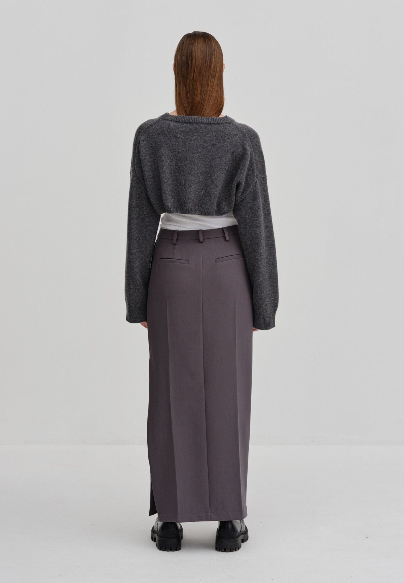 Bloch Knit - Grey melange in Grey made by HERSKIND