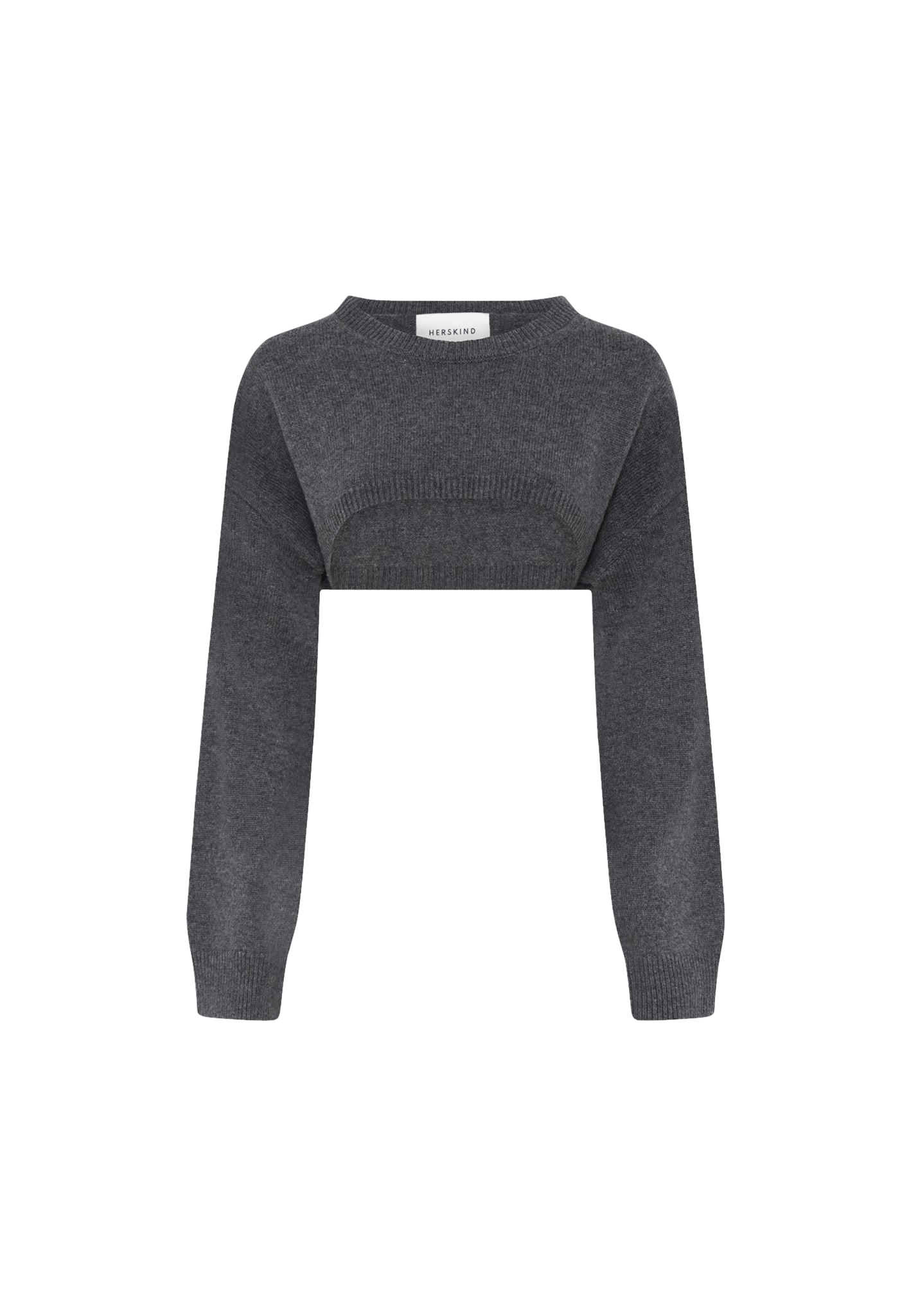 Bloch Knit - Grey melange in Grey made by HERSKIND