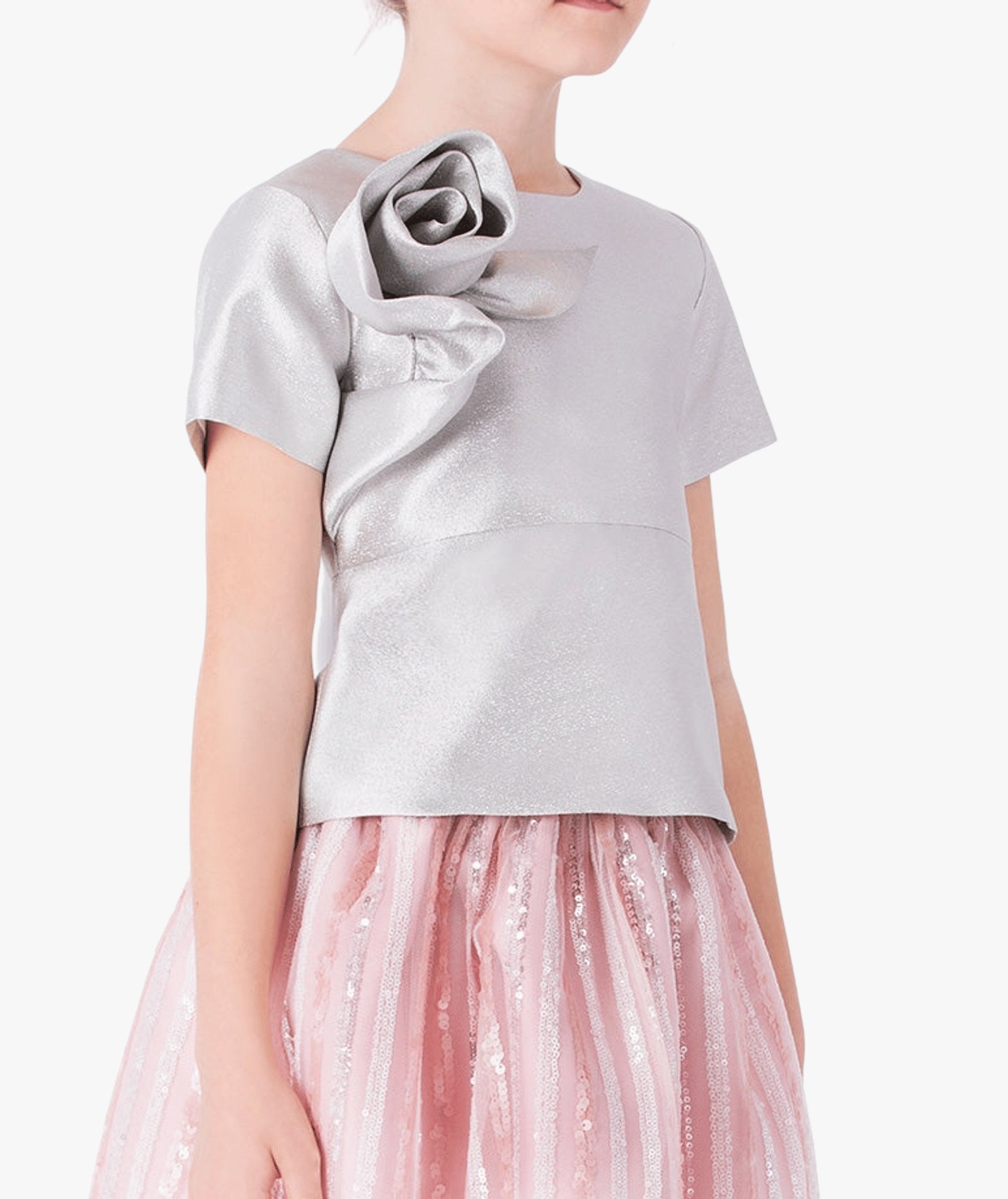 Shimmering Sequins Girls Outfit | 2 Pieces made by Mama Luma