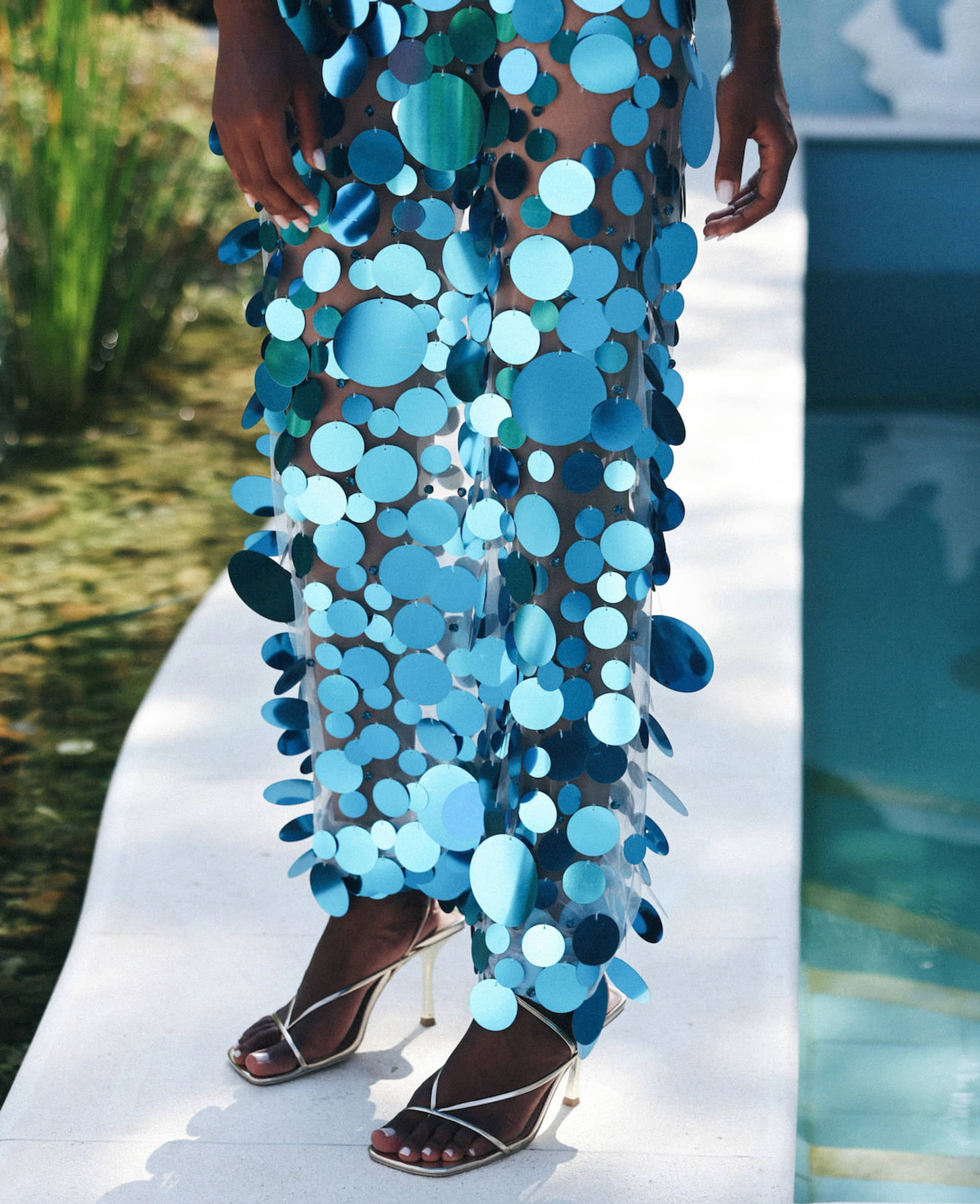 Disco Strapless Dress made by Francesca Miranda