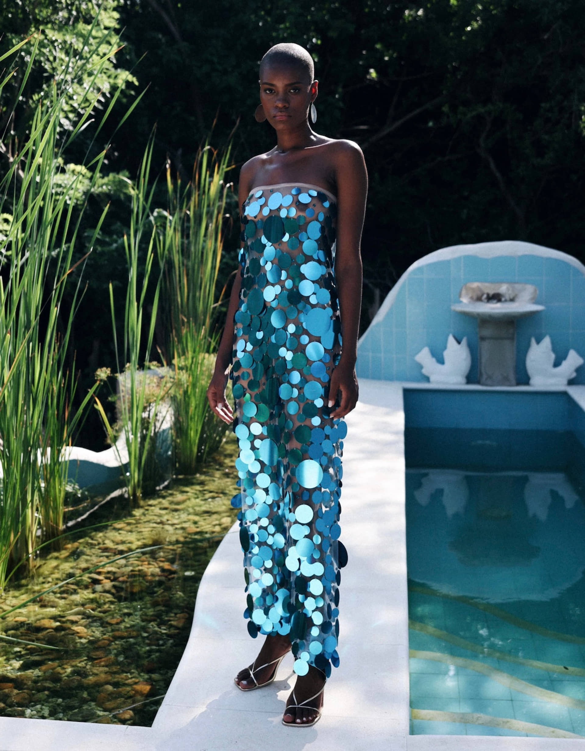 Disco Strapless Dress made by Francesca Miranda