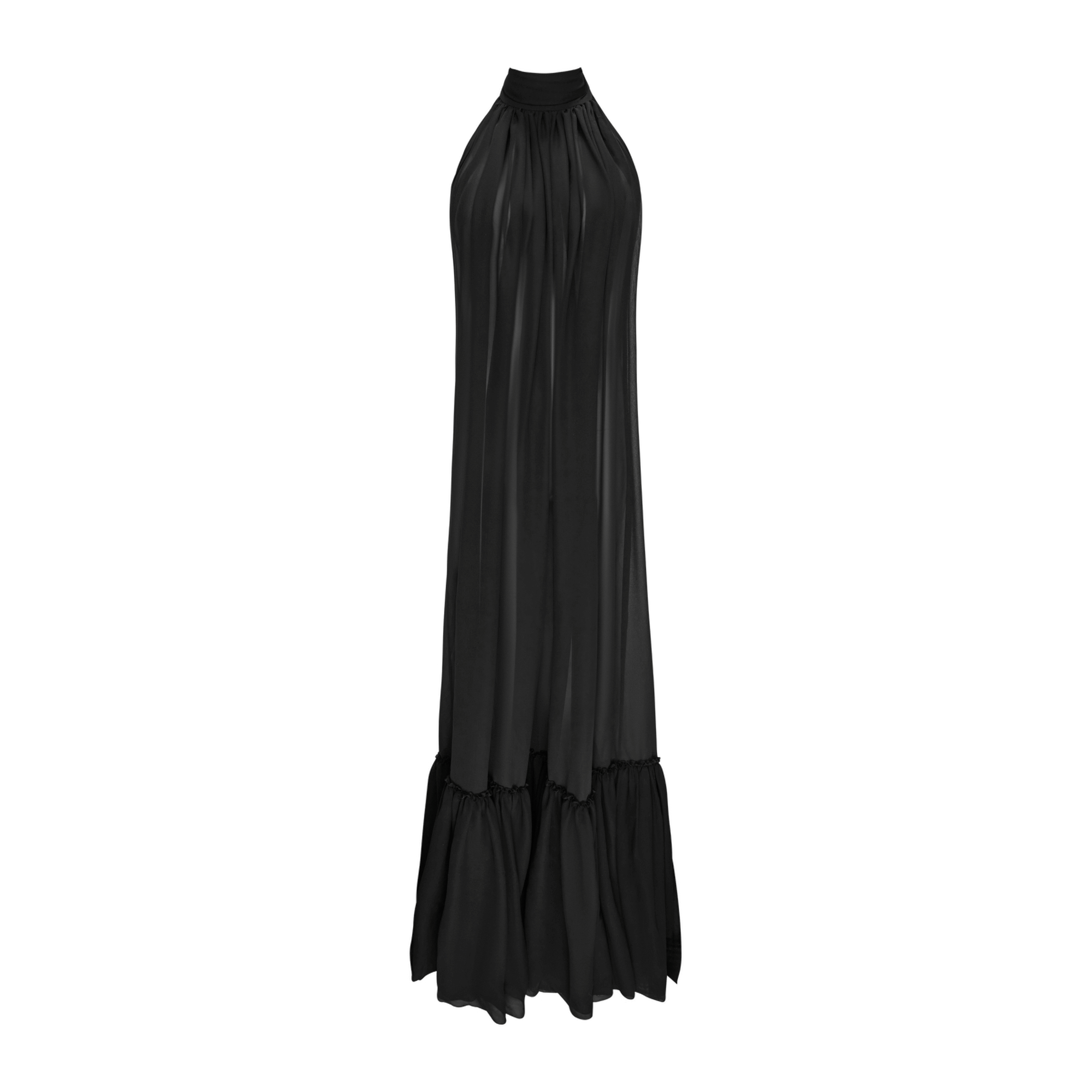 Long Dress With Bare Shoulders made by YAVORSKA