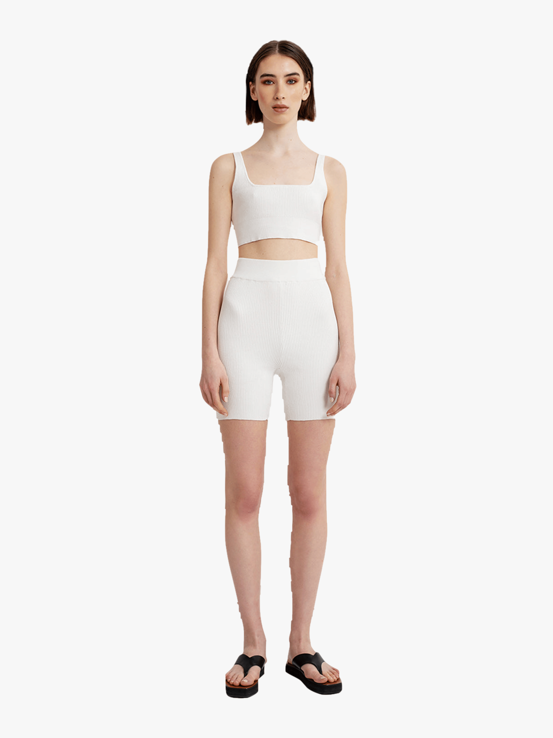 Liv Bralette in White made by AÉRYNE