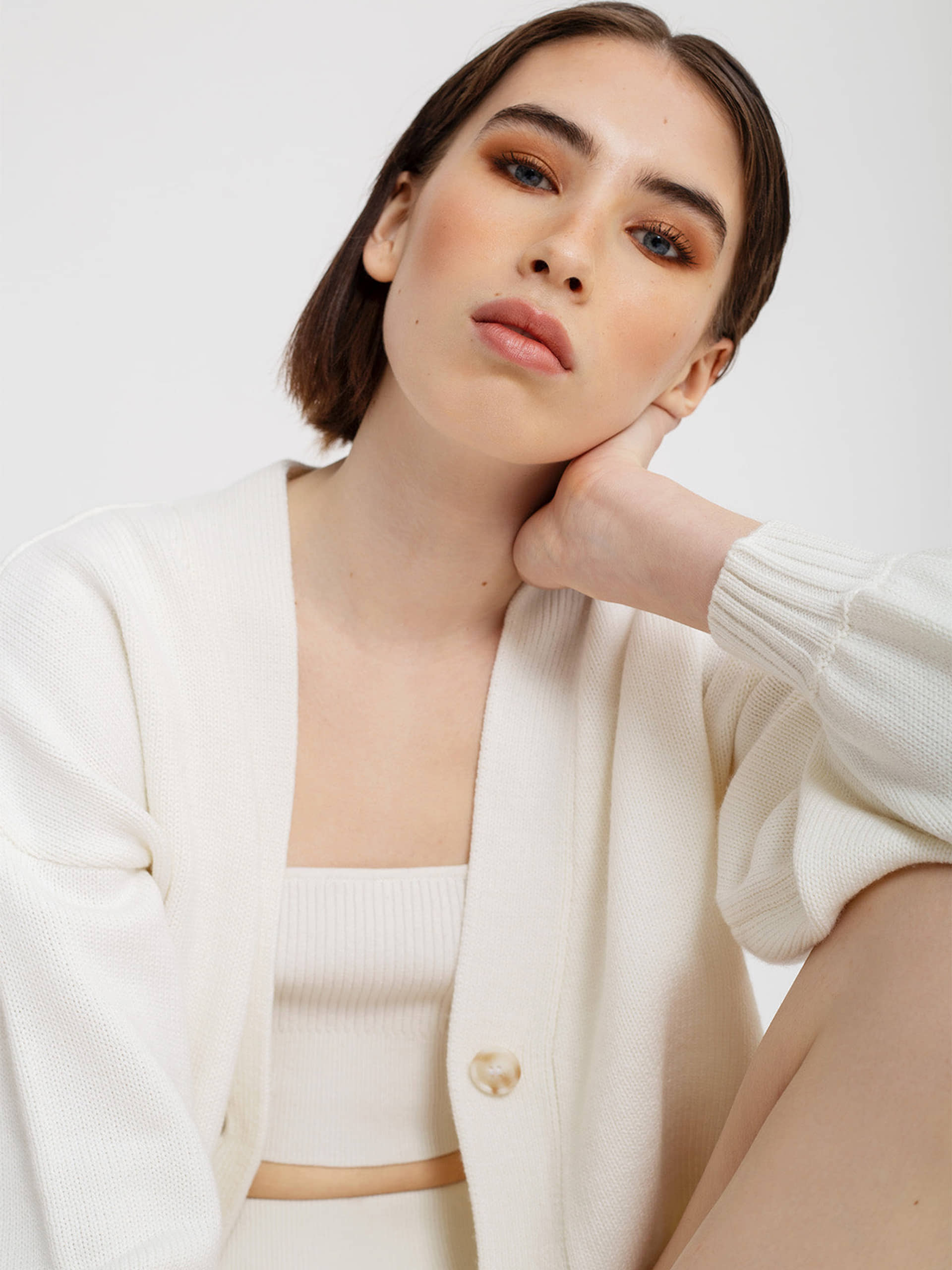 Liv Bralette in White made by AÉRYNE