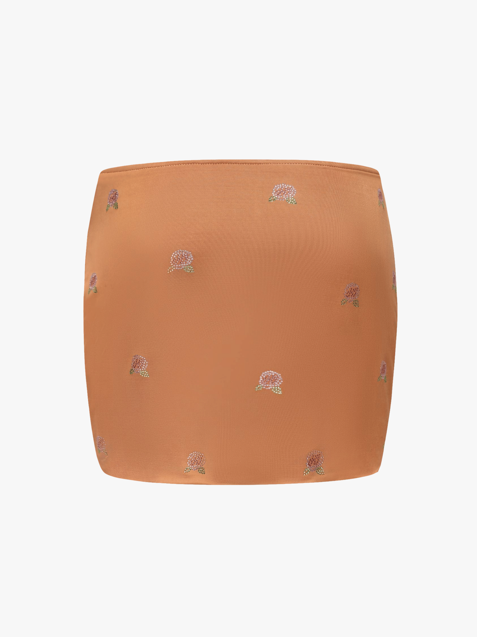 Rosana Embroidered Skirt (Brown) (Final Sale) in Brown made by Nana Jacqueline