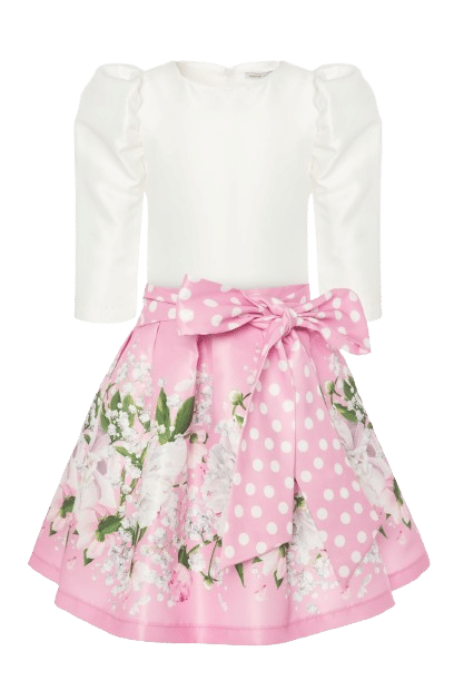 Polka Bow Outfit | 2 Pieces made by Mama Luma