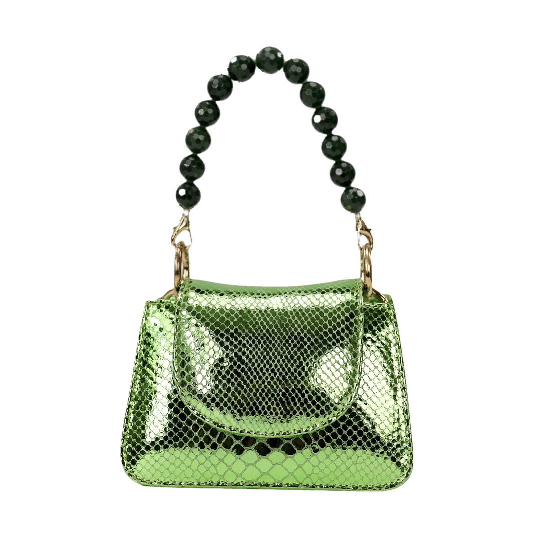 Horra - Metallic Green - Mini Bag made by ALIEL