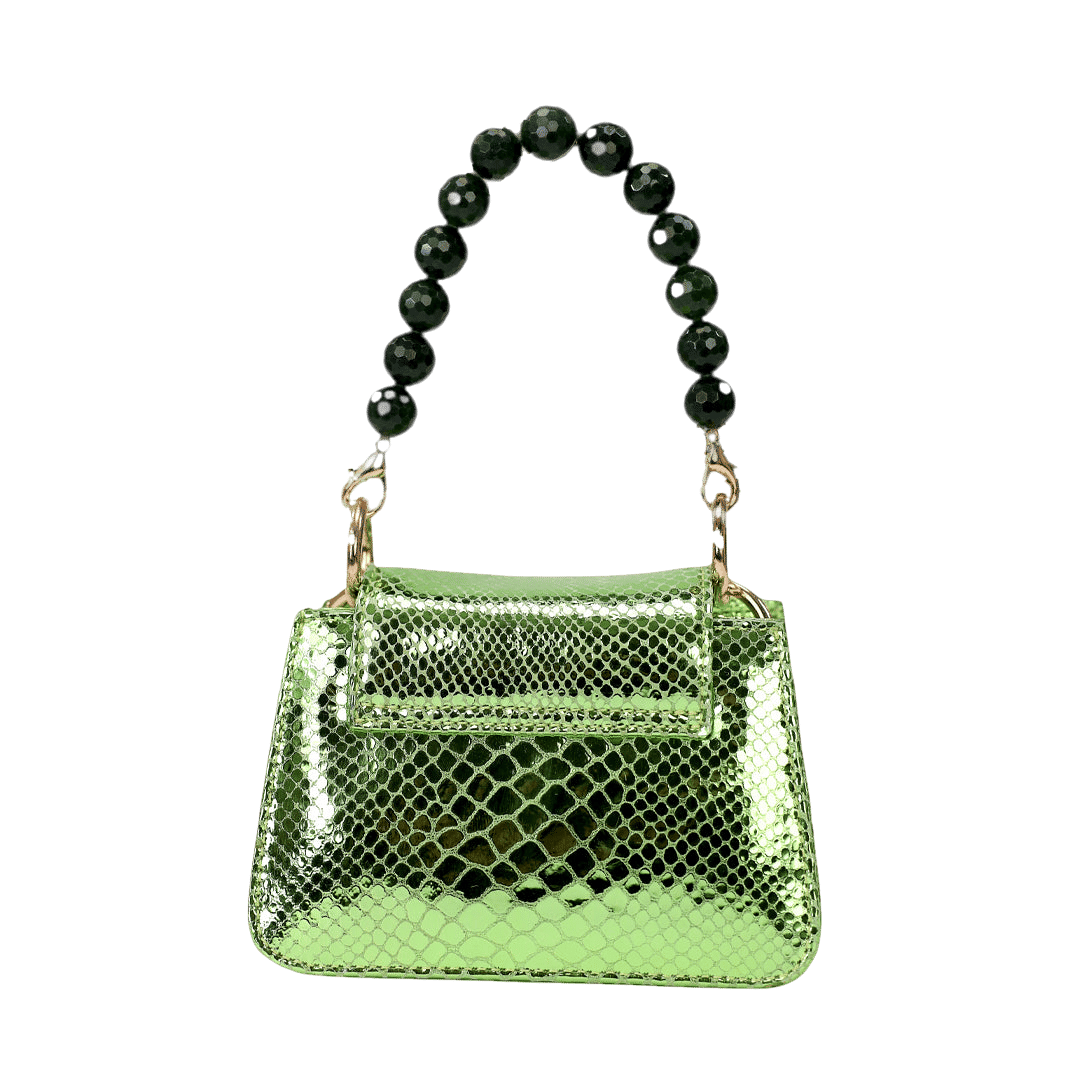 Horra - Metallic Green - Mini Bag made by ALIEL