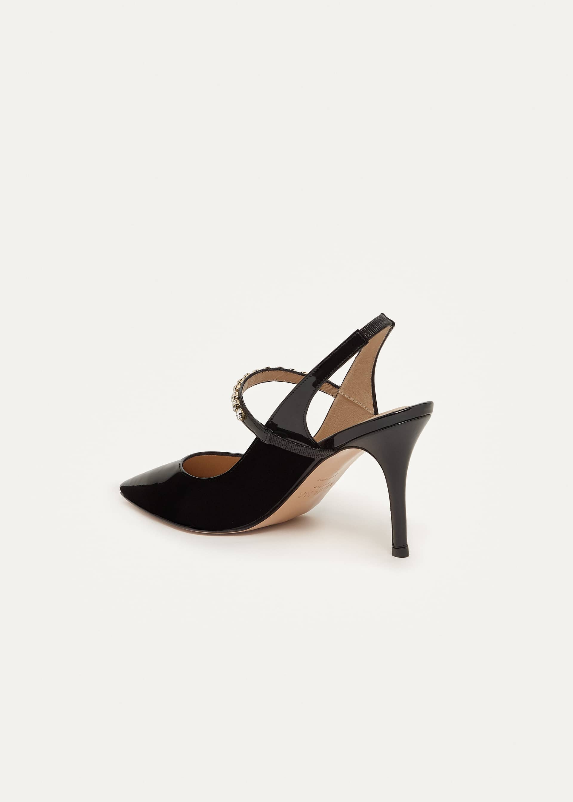Liv Slingbacks in Black made by Miyana Berlin
