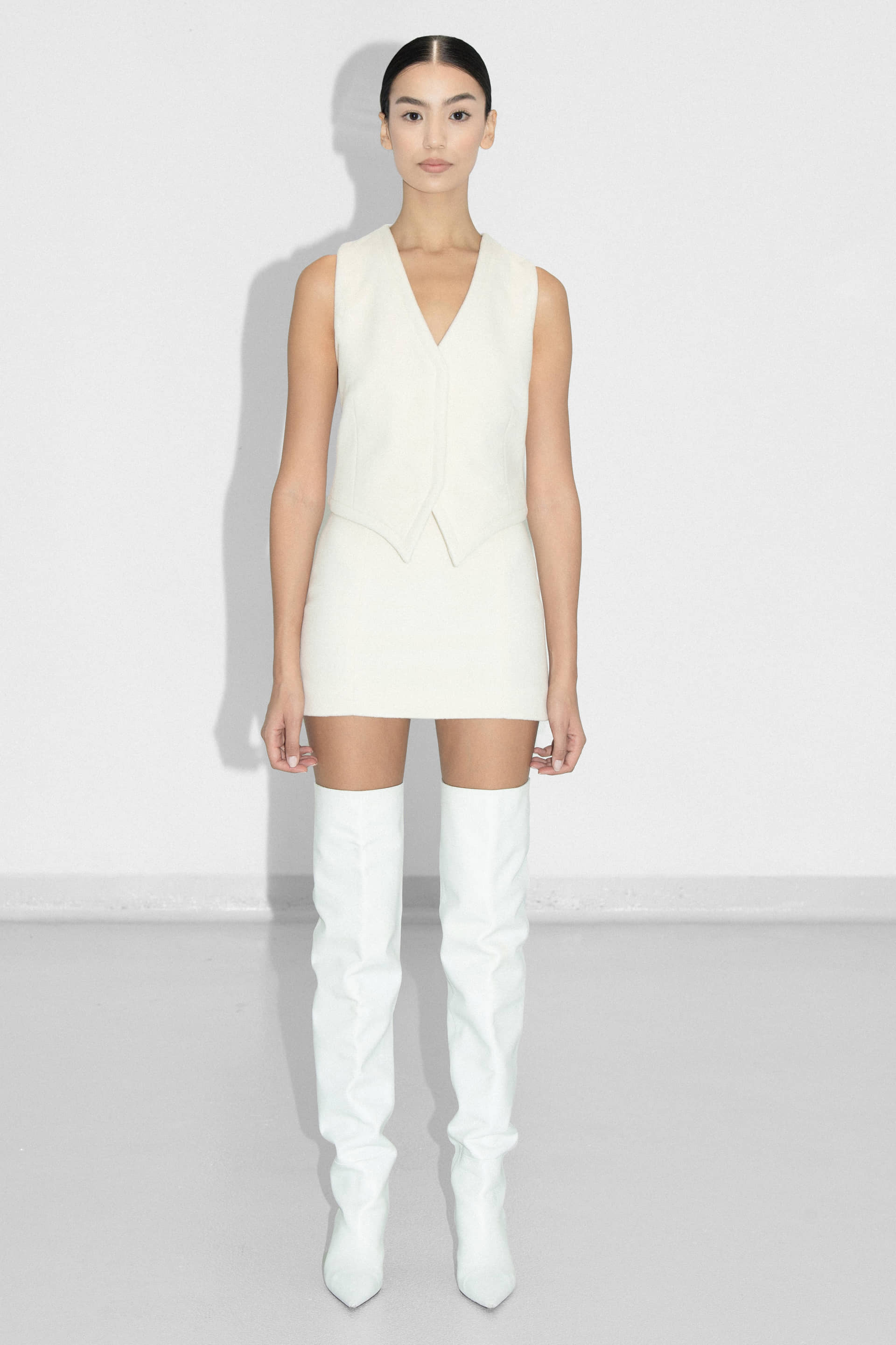 CASHMERE MINI SKIRT made by Vestiaire d'un Oiseau Libre