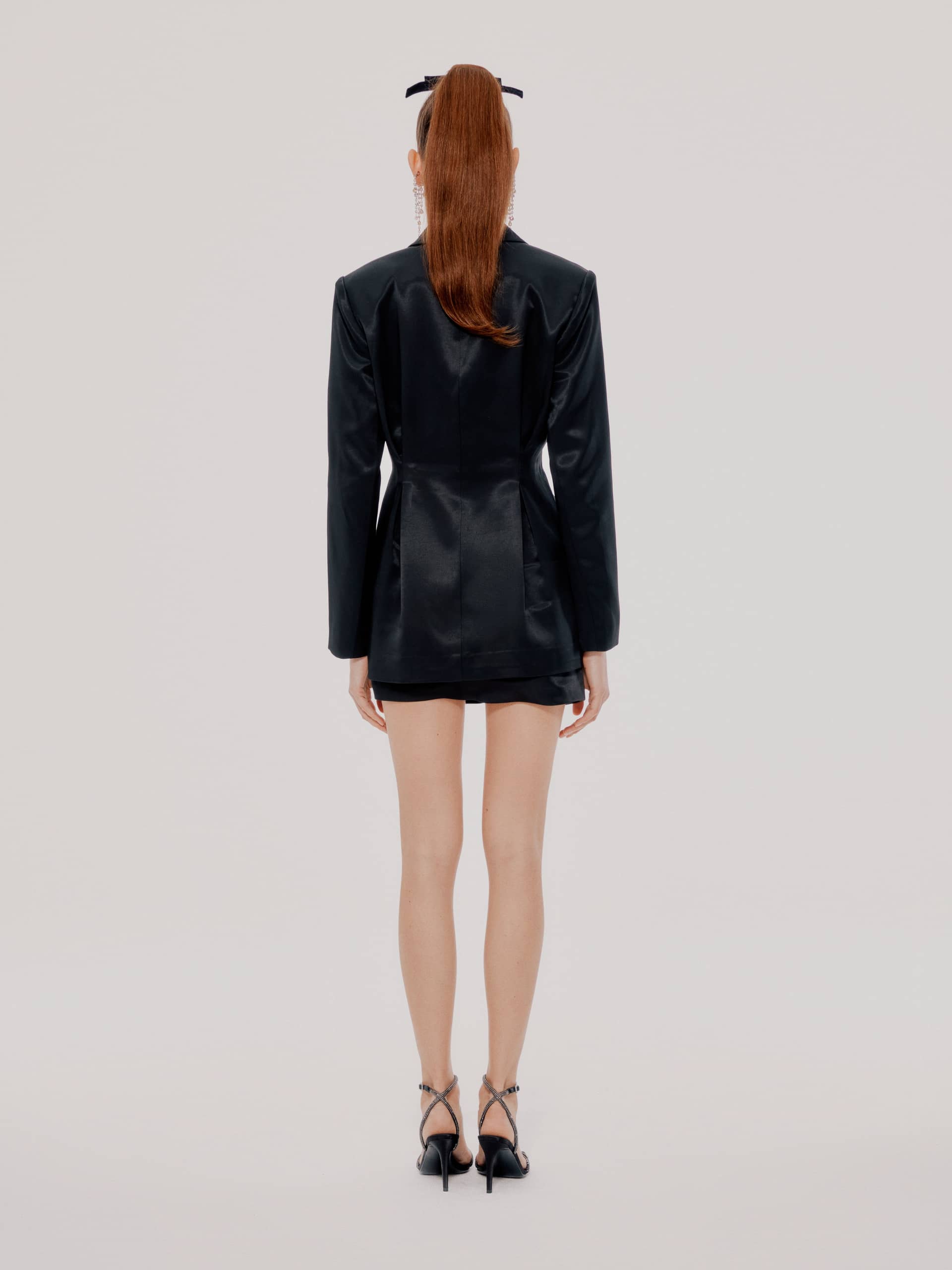 Black Lori Jacket (Final Sale) in Black made by Nana Jacqueline