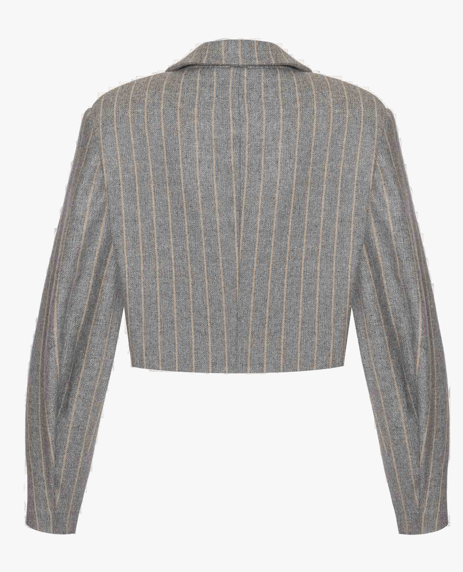 SHORT STRIPED JACKET made by BENU Studio