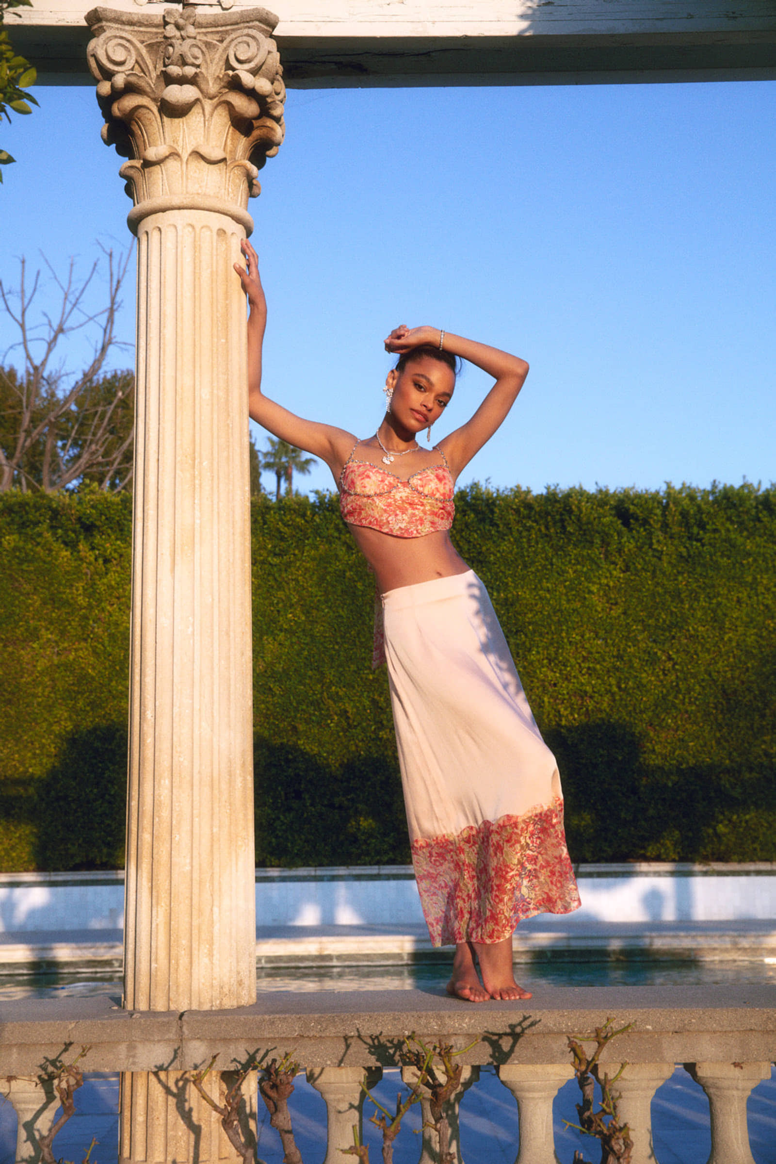 Mia Skirt (Pink) in Pink made by Nana Jacqueline