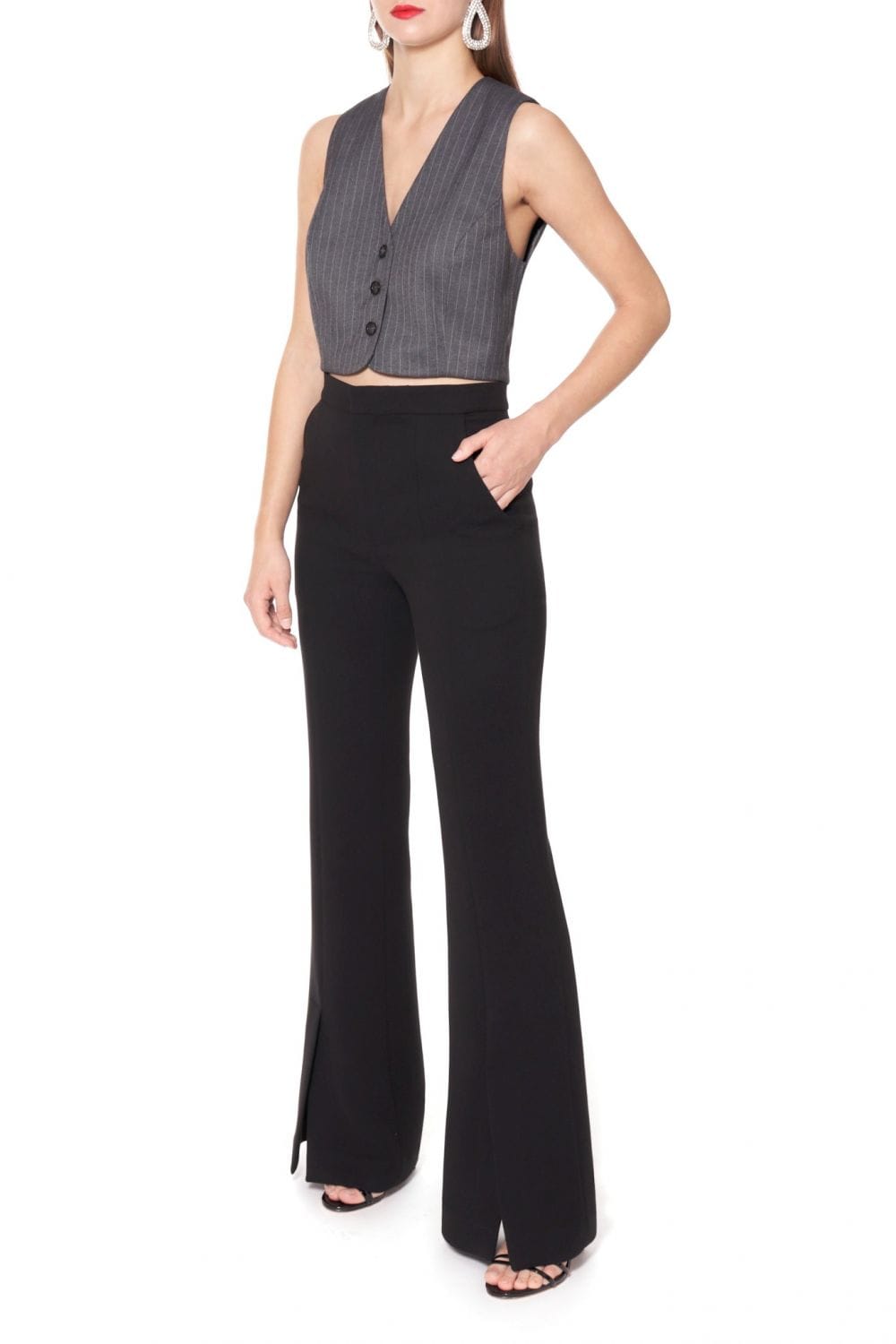 Pants Monica Designer Black made by HALEWSKI