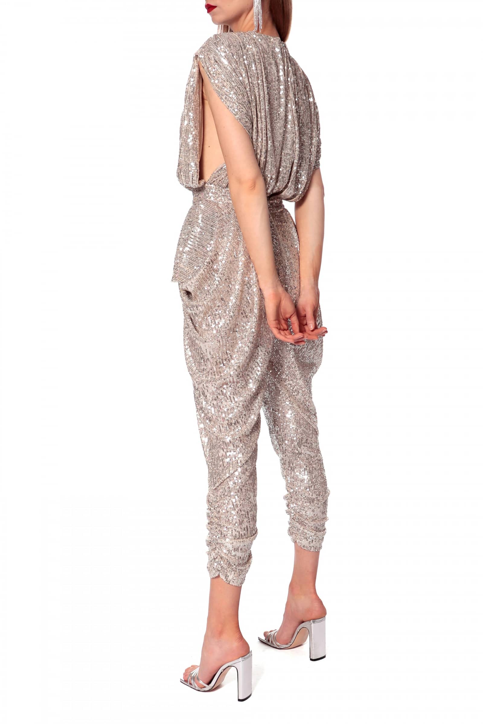 Jumpsuit Saddie Champagne made by HALEWSKI