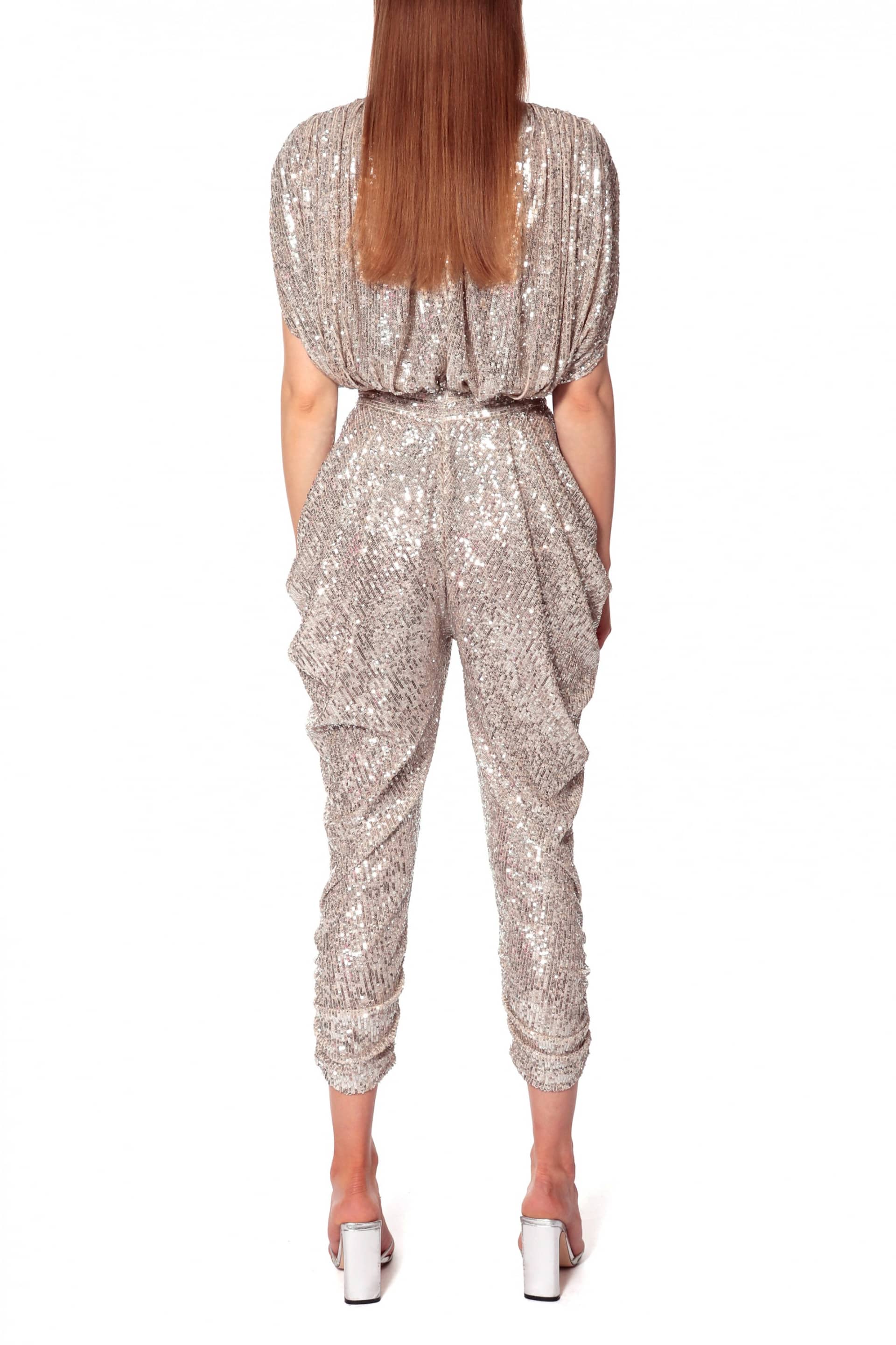 Jumpsuit Saddie Champagne made by HALEWSKI