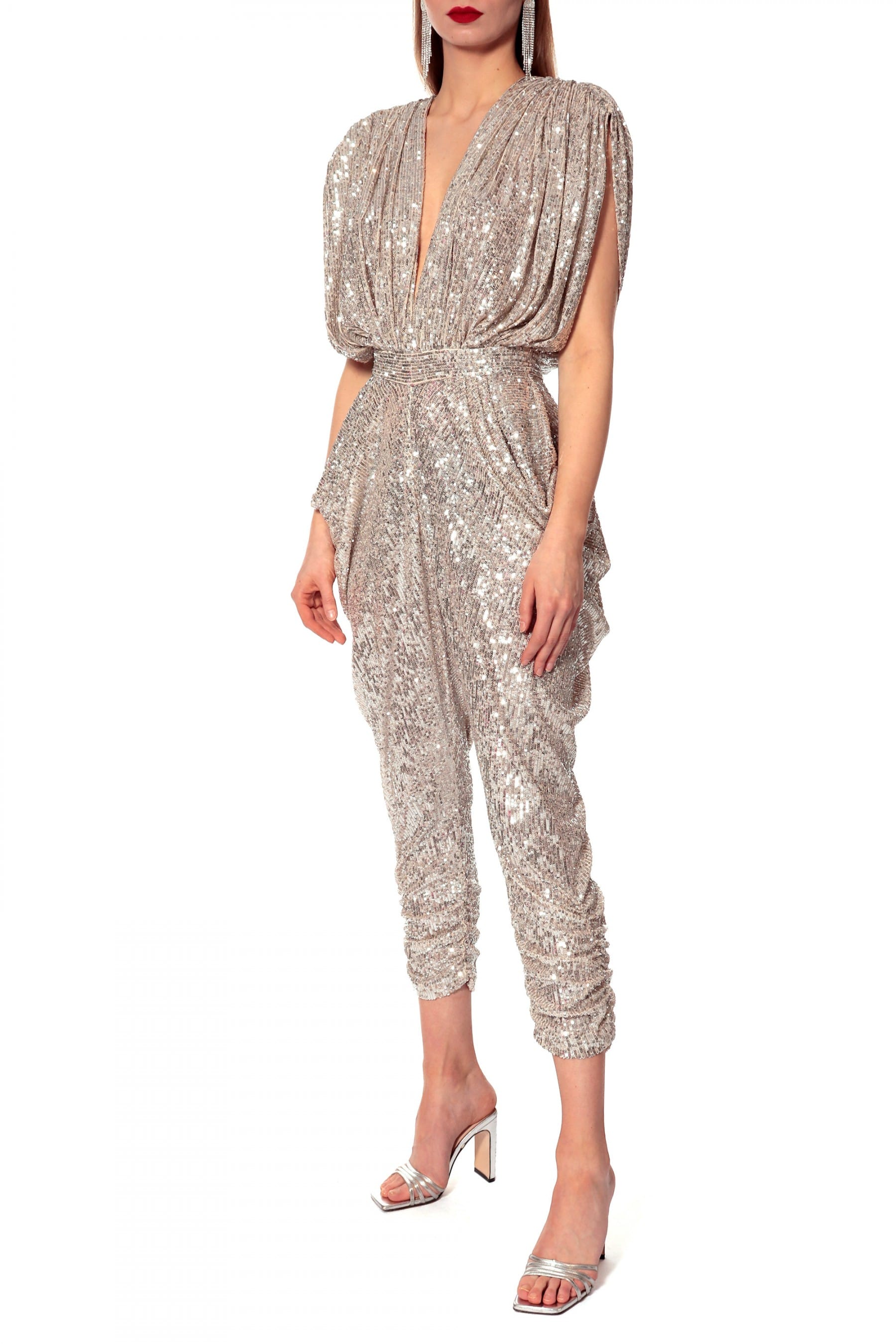 Jumpsuit Saddie Champagne made by HALEWSKI