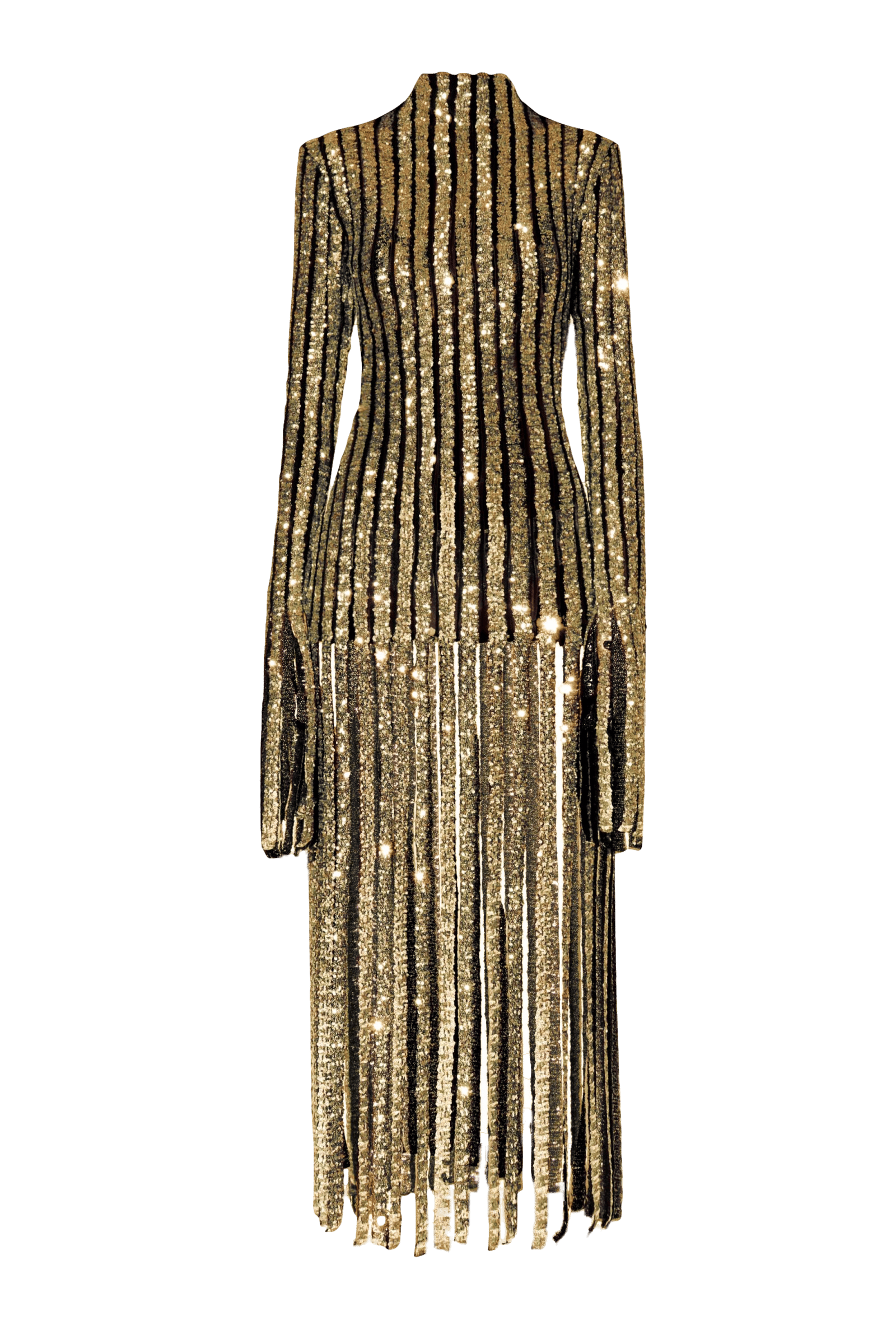 Dress Jazmine Golden Star in Gold made by HALEWSKI