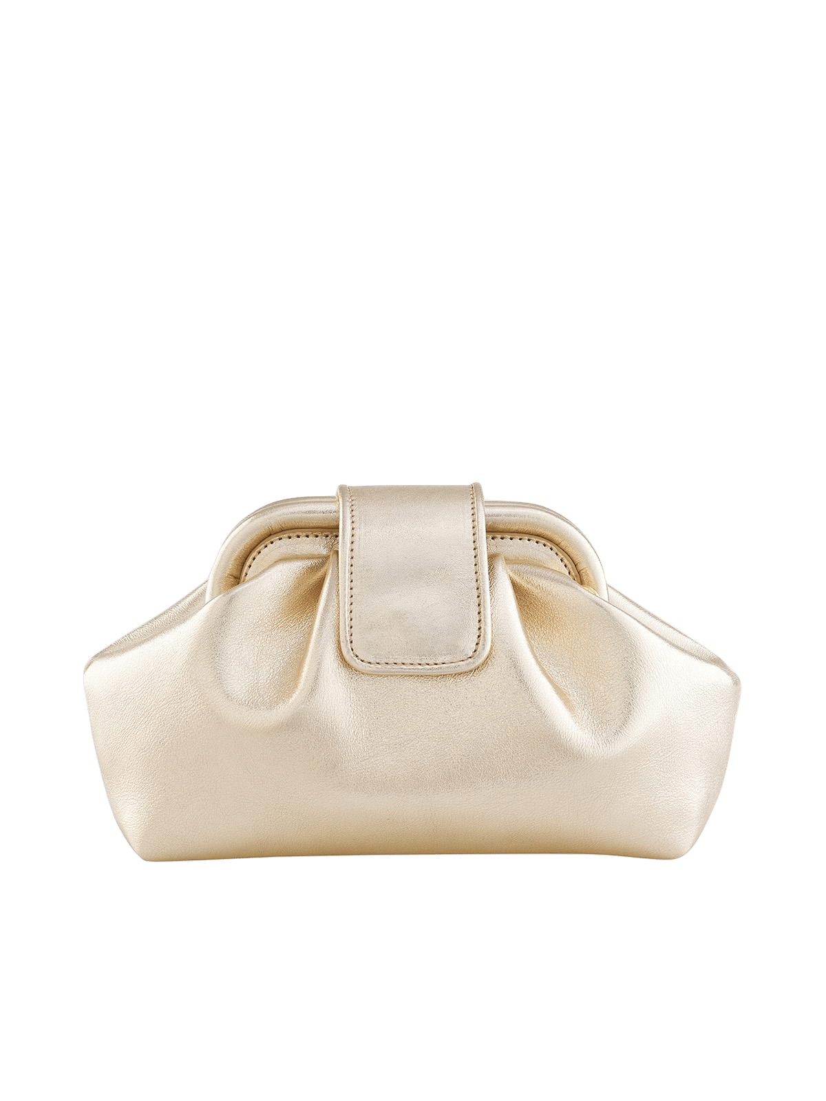 Teresa Mini Metalik Altın in Gold made by Maven Bag