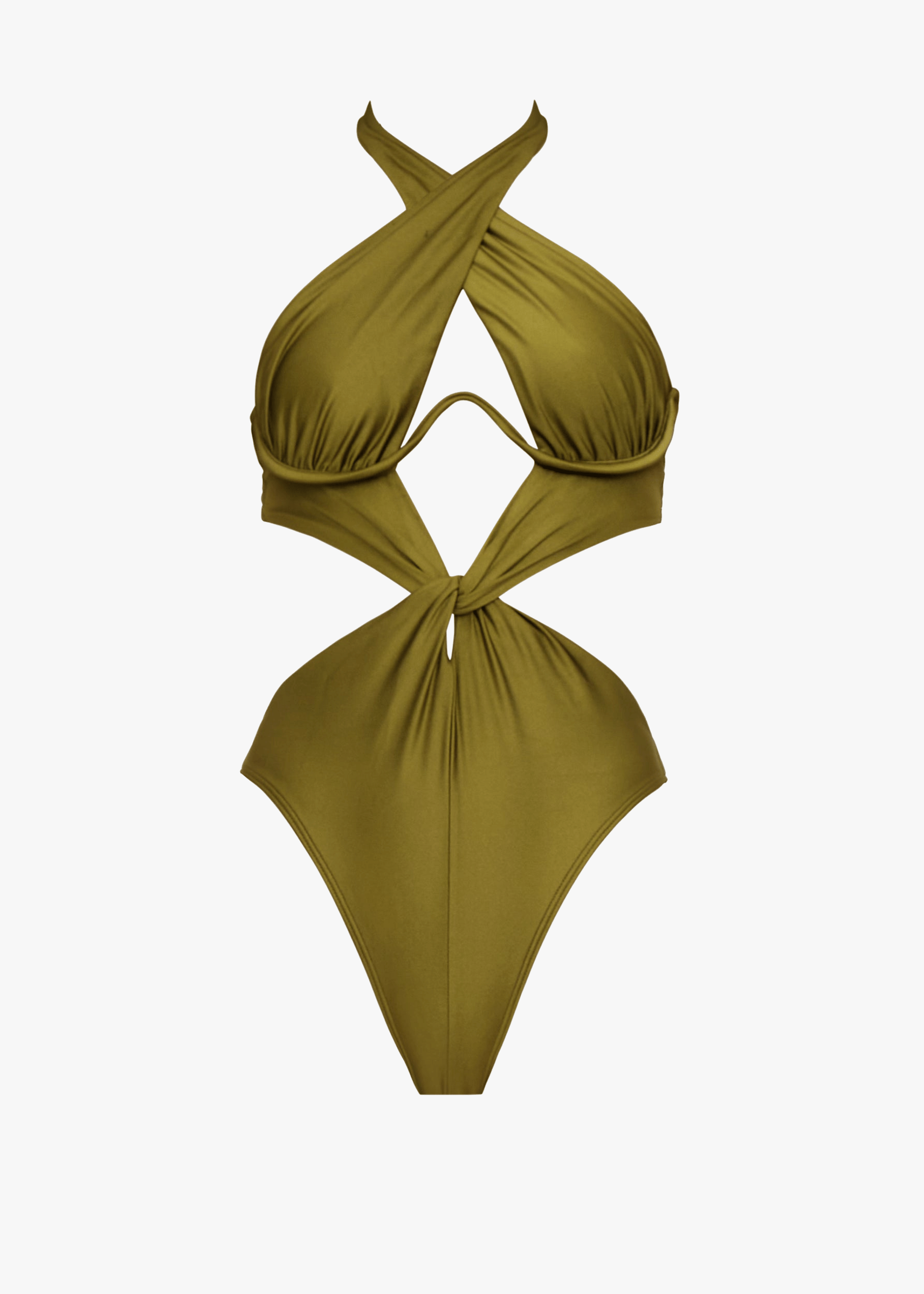 NAYO ONE PIECE SWIMSUIT - EMERALD made by Andrea Iyamah