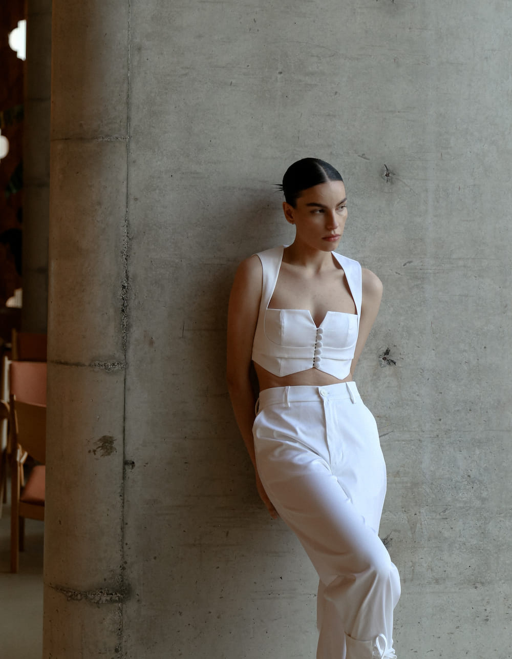 FRENKI White Top made by MAET