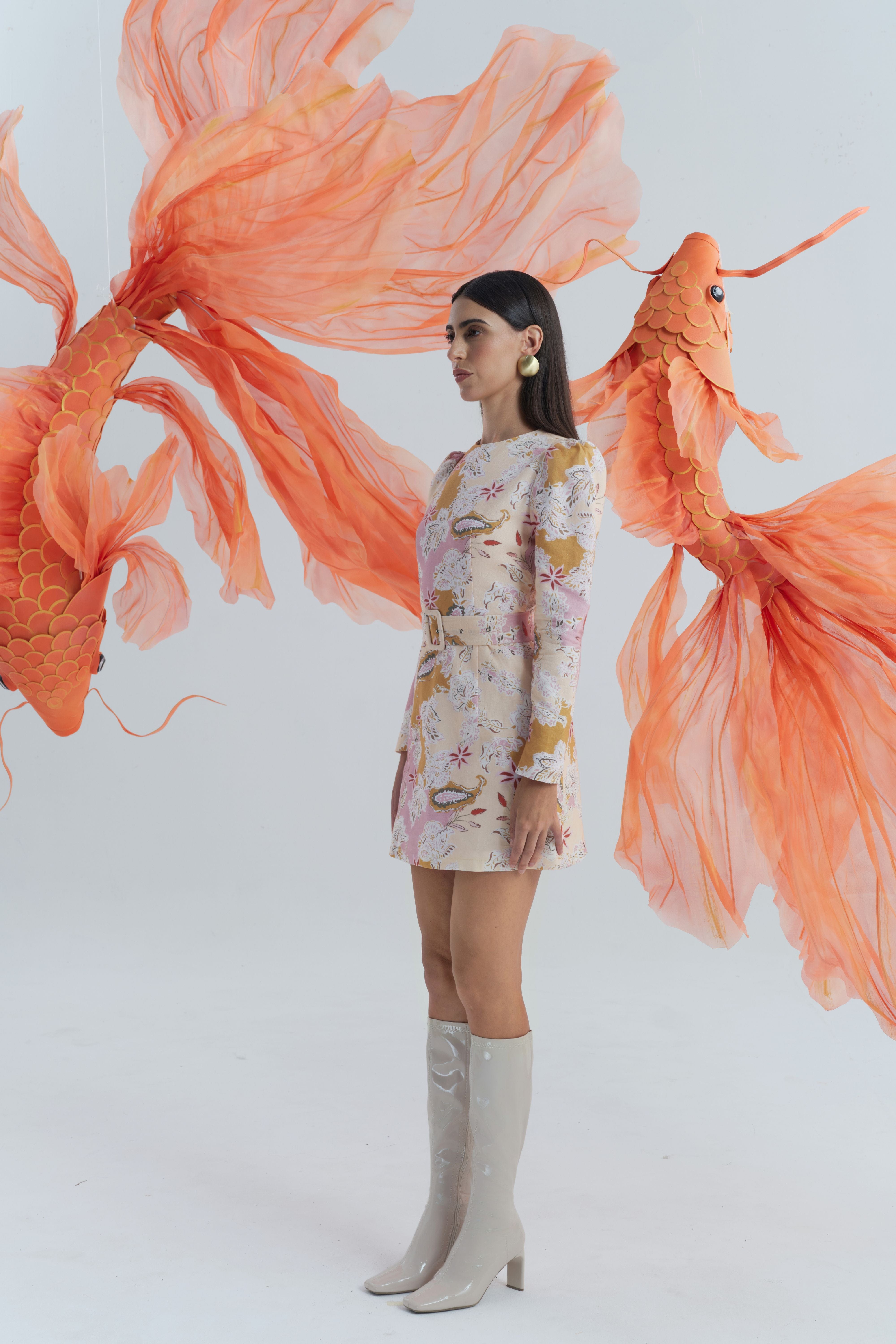 Hazel Mini Dress made by JUSTIN TONG