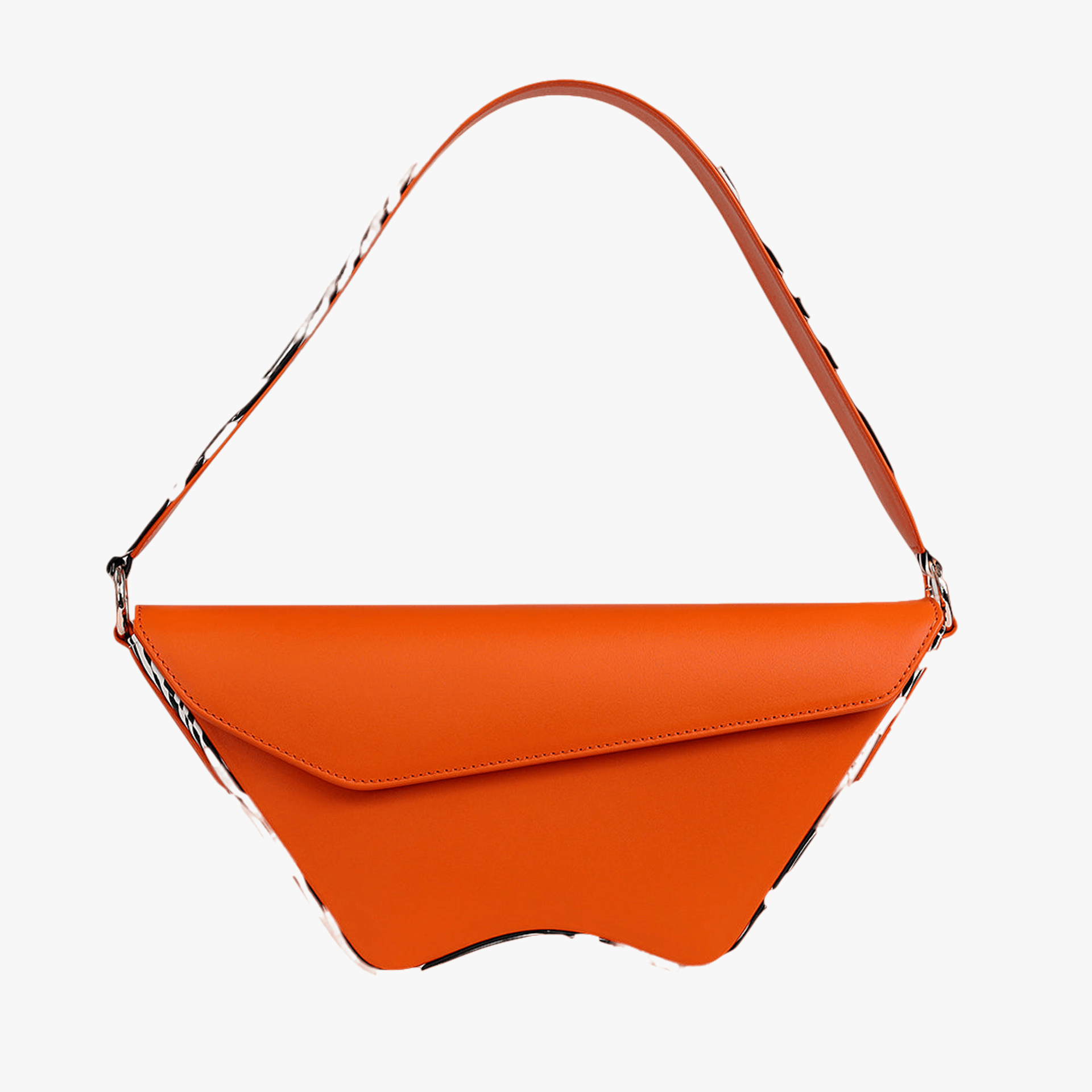 Nadira - Orange x Zebra - Shoulder Bag made by ALIEL