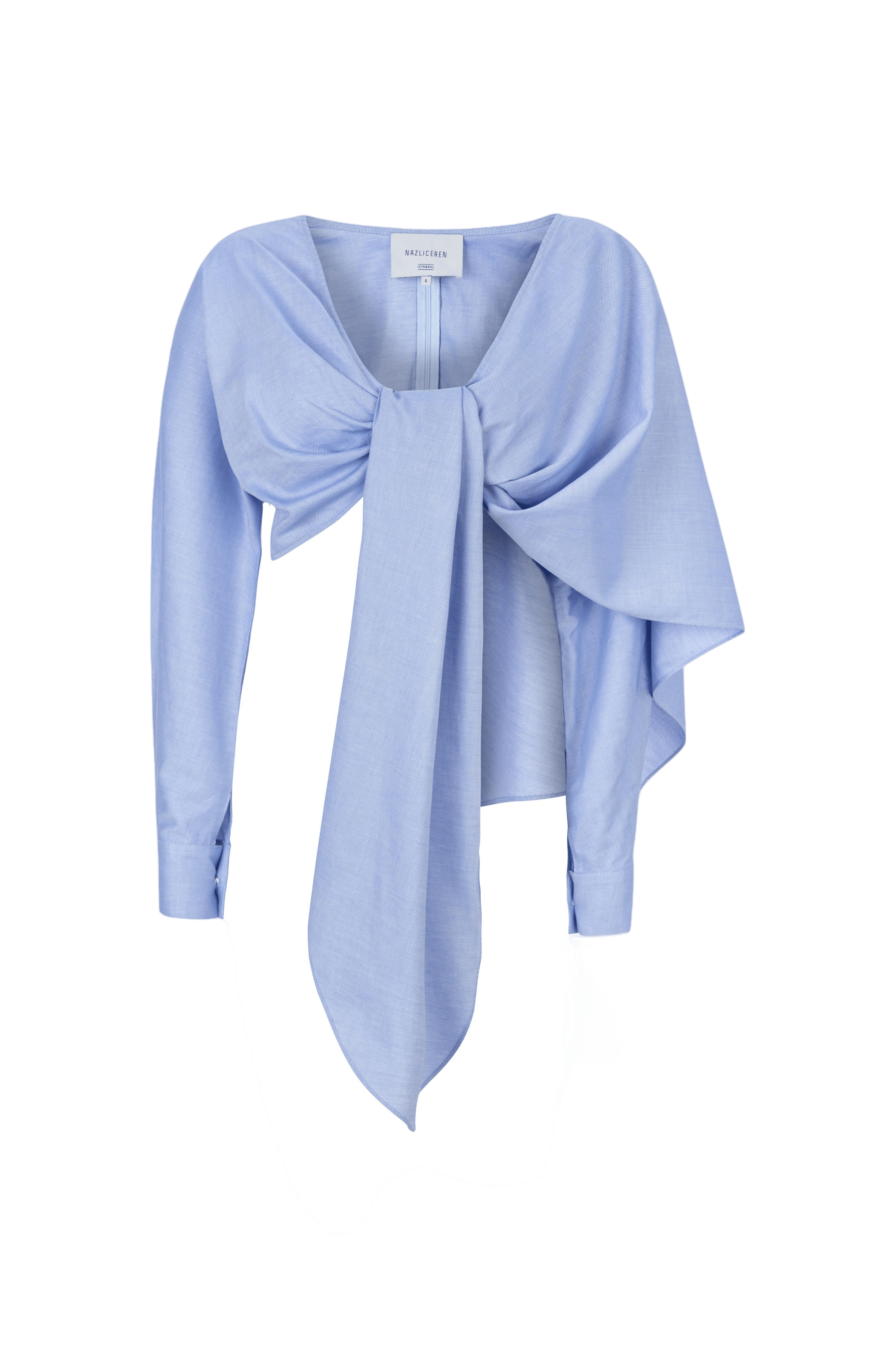 Angy Blouse in Blue in Blue made by Nazli Ceren